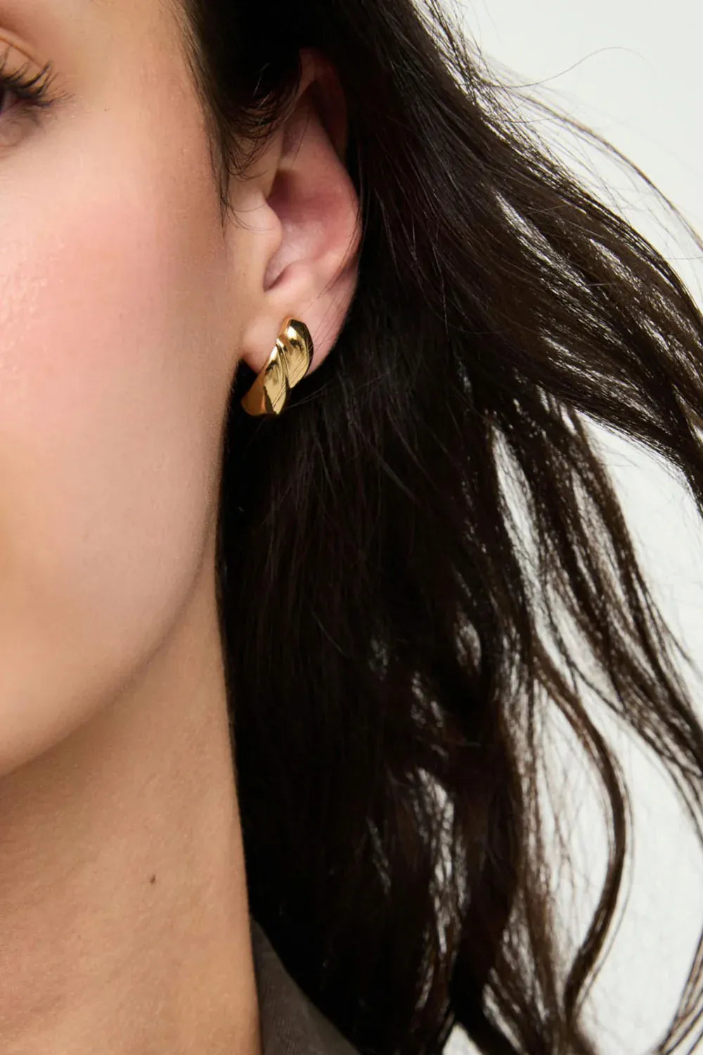 UNOde50 Earring Earrings Anima Chunky Twisted Stud Earrings