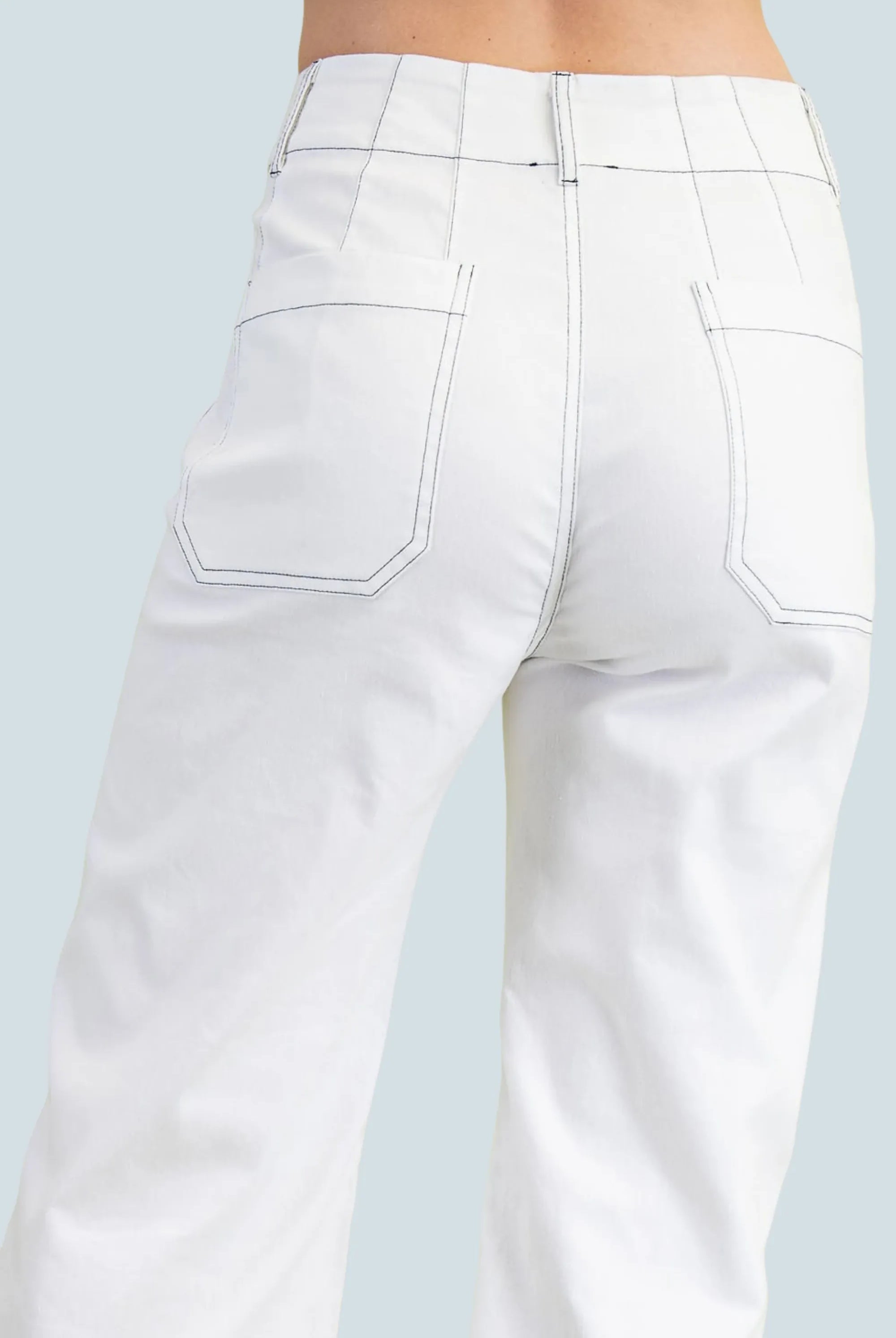 eBoutike Bottom Cropped Wide Leg Pants
