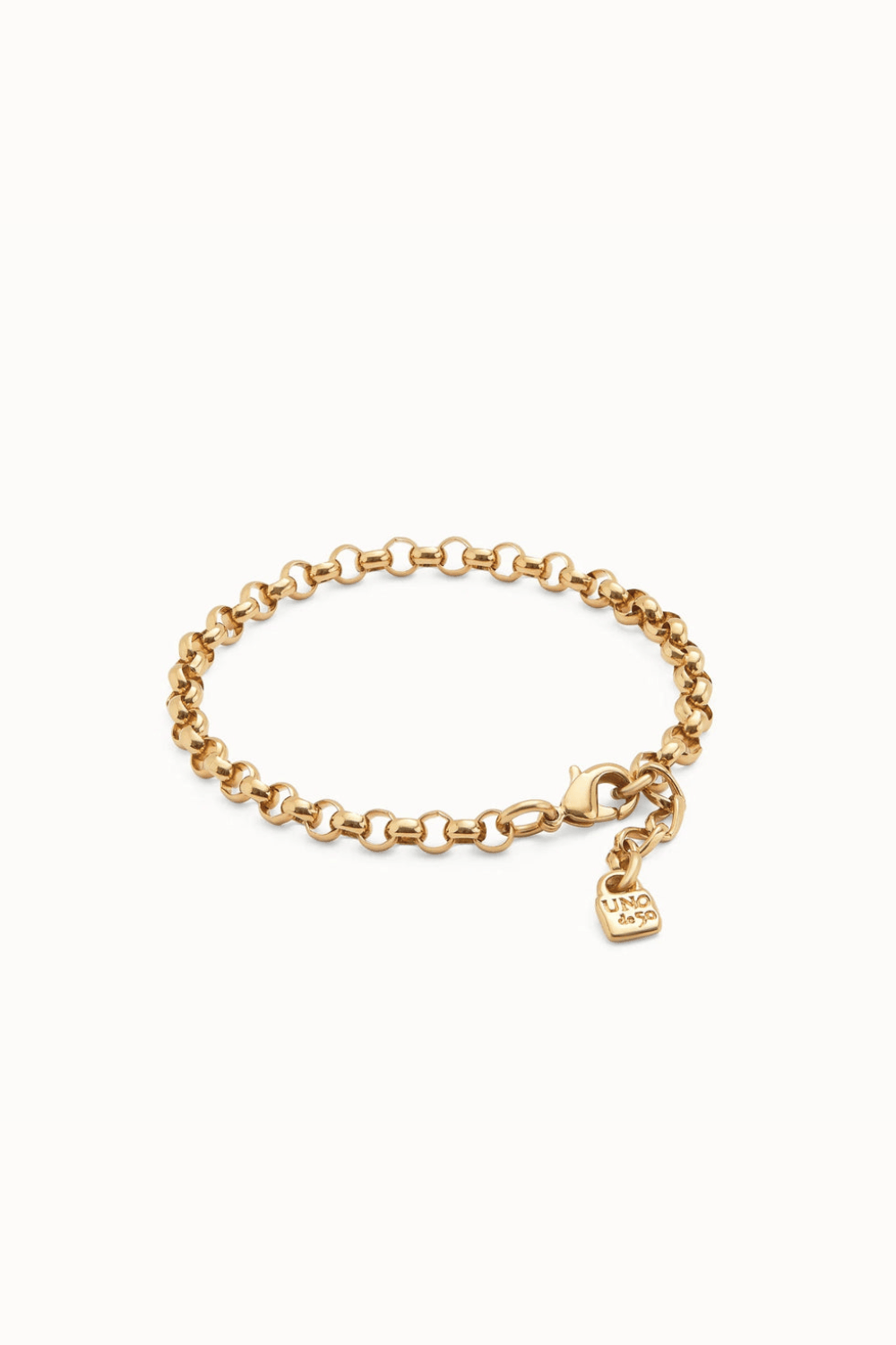 UNOde50 Bracelet 18k gold-plated chain bracelet