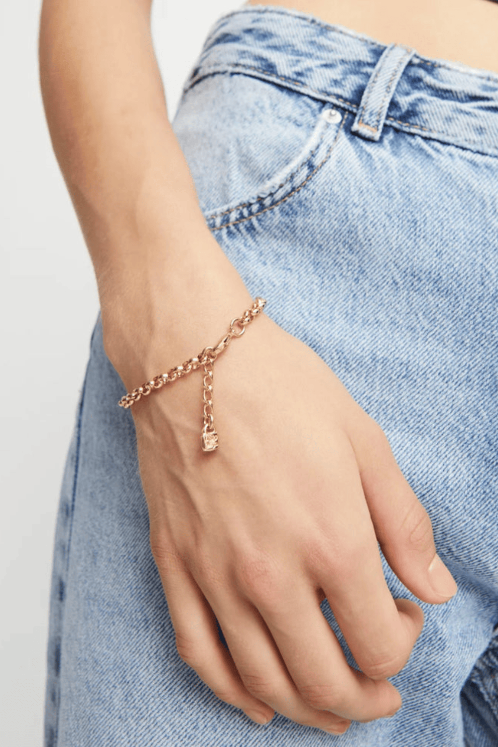 UNOde50 Bracelet 18k gold-plated chain bracelet