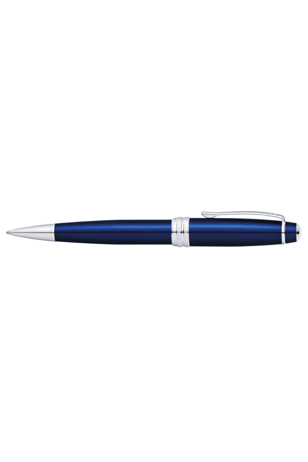 Cross Pen Bailey Ballpoint Pen - Blue Lacquer Chrome Trim