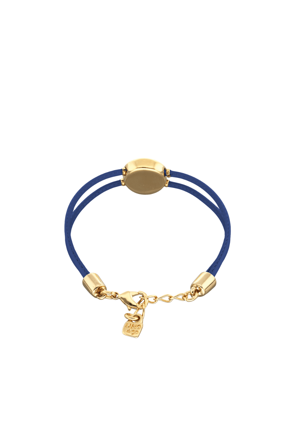 UNOde50 Bracelet Double leather birthstone bracelet with eye