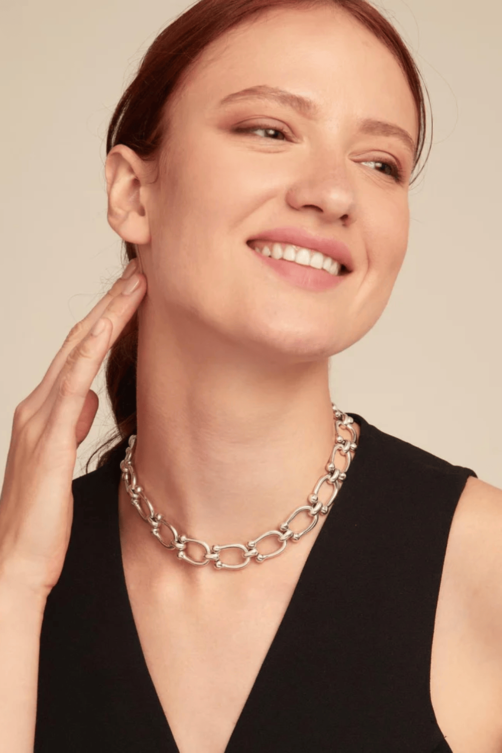 UNOde50 Necklace Short link chain necklace
