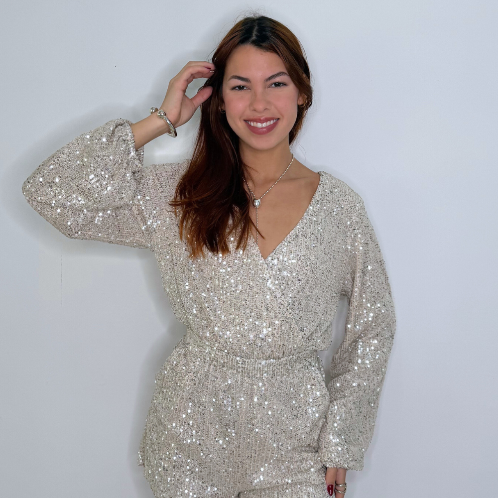 Sequin Romper
