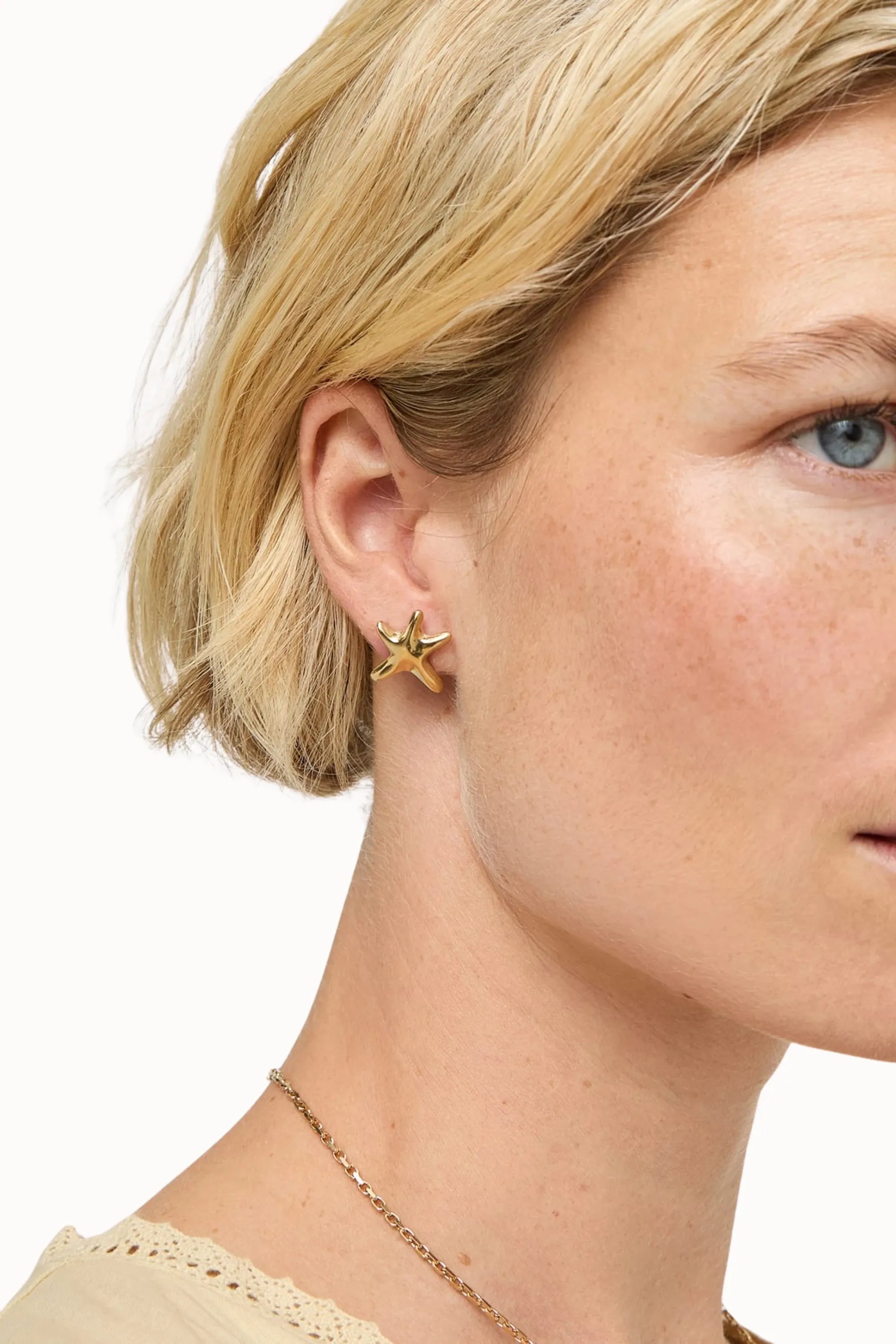 UNOde50 Earring Star Small starfish earring