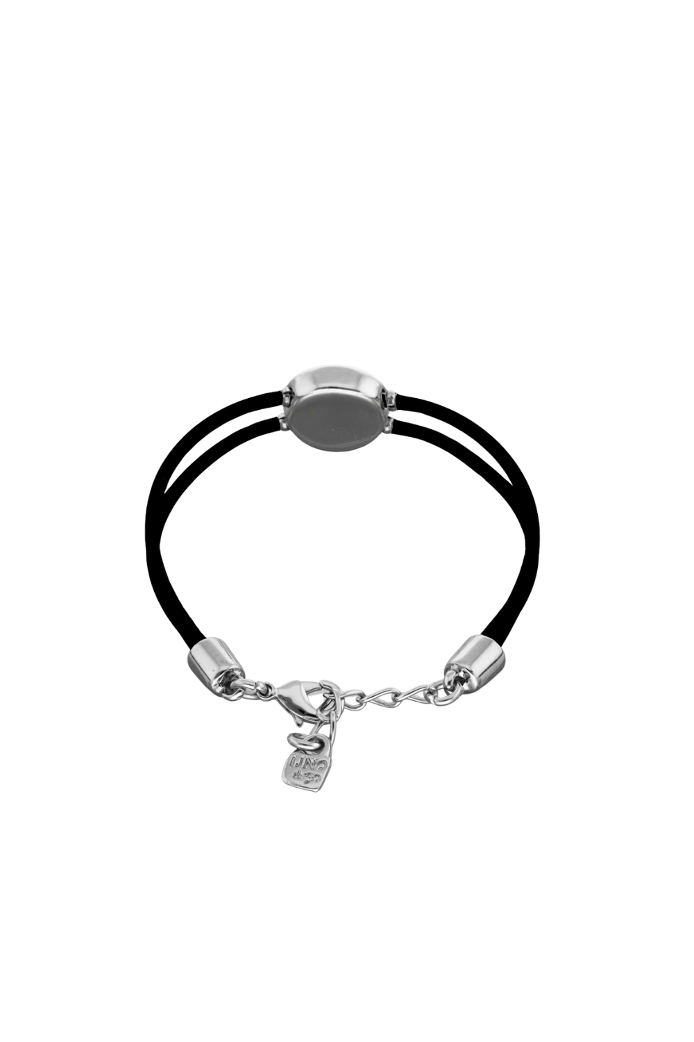 UNOde50 Bracelet Double leather birthstone bracelet with eye