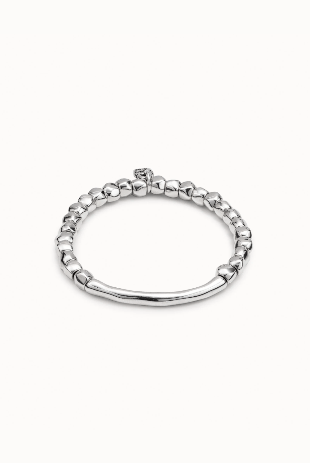 UNOde50 Bracelet Sterling silver-plated bracelet with tubular piece