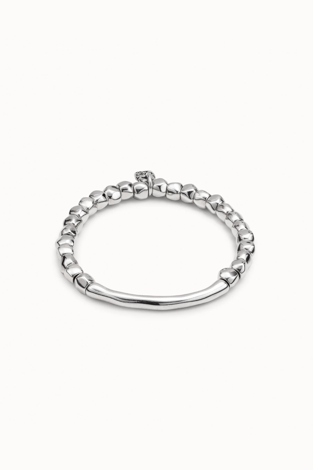 UNOde50 Bracelet Sterling silver-plated bracelet with tubular piece