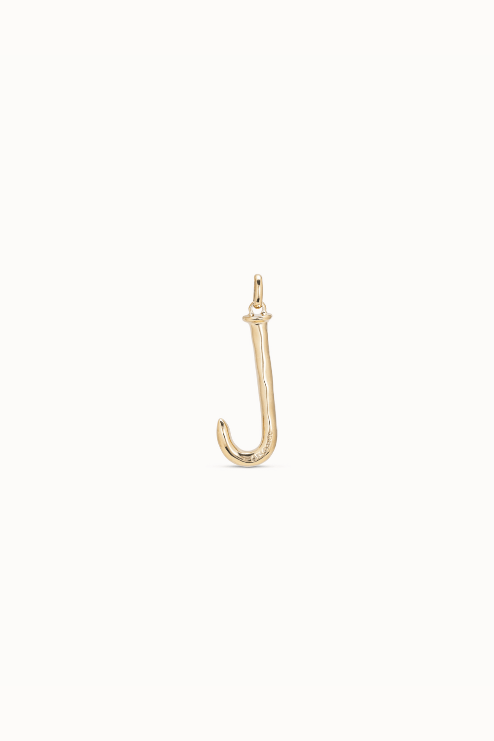 UNOde50 Charms & Pendants 18K gold-plated letter J pendant