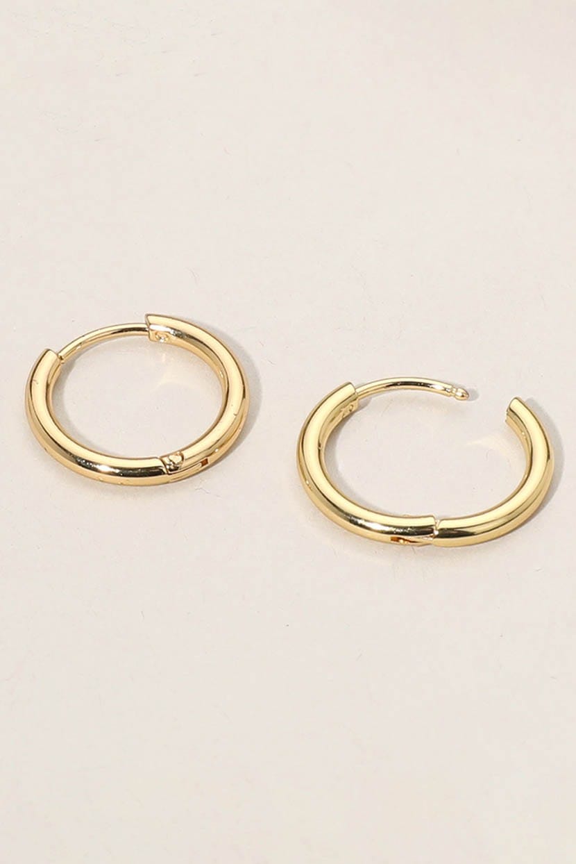eBoutike Earring Stainless Steel Hypoallergenic Mini Huggie Hoop Earrings