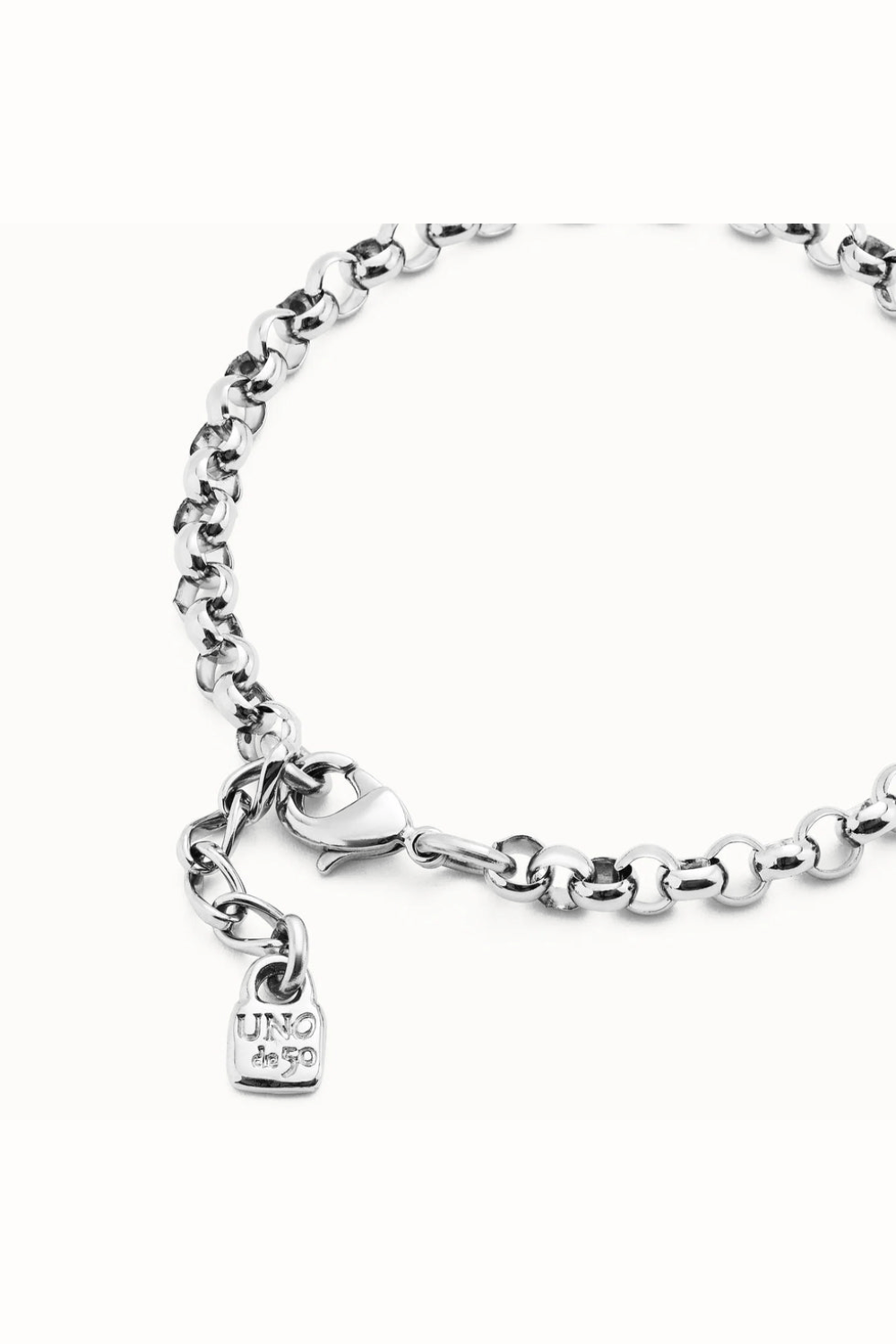 UNOde50 Bracelet Sterling silver-plated chain bracelet