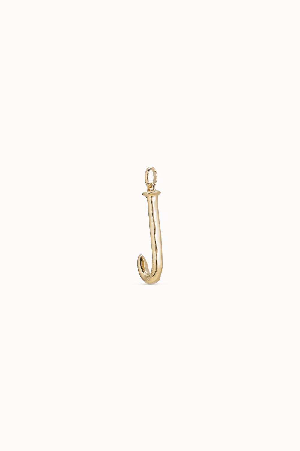 UNOde50 Charms & Pendants 18K gold-plated letter J pendant