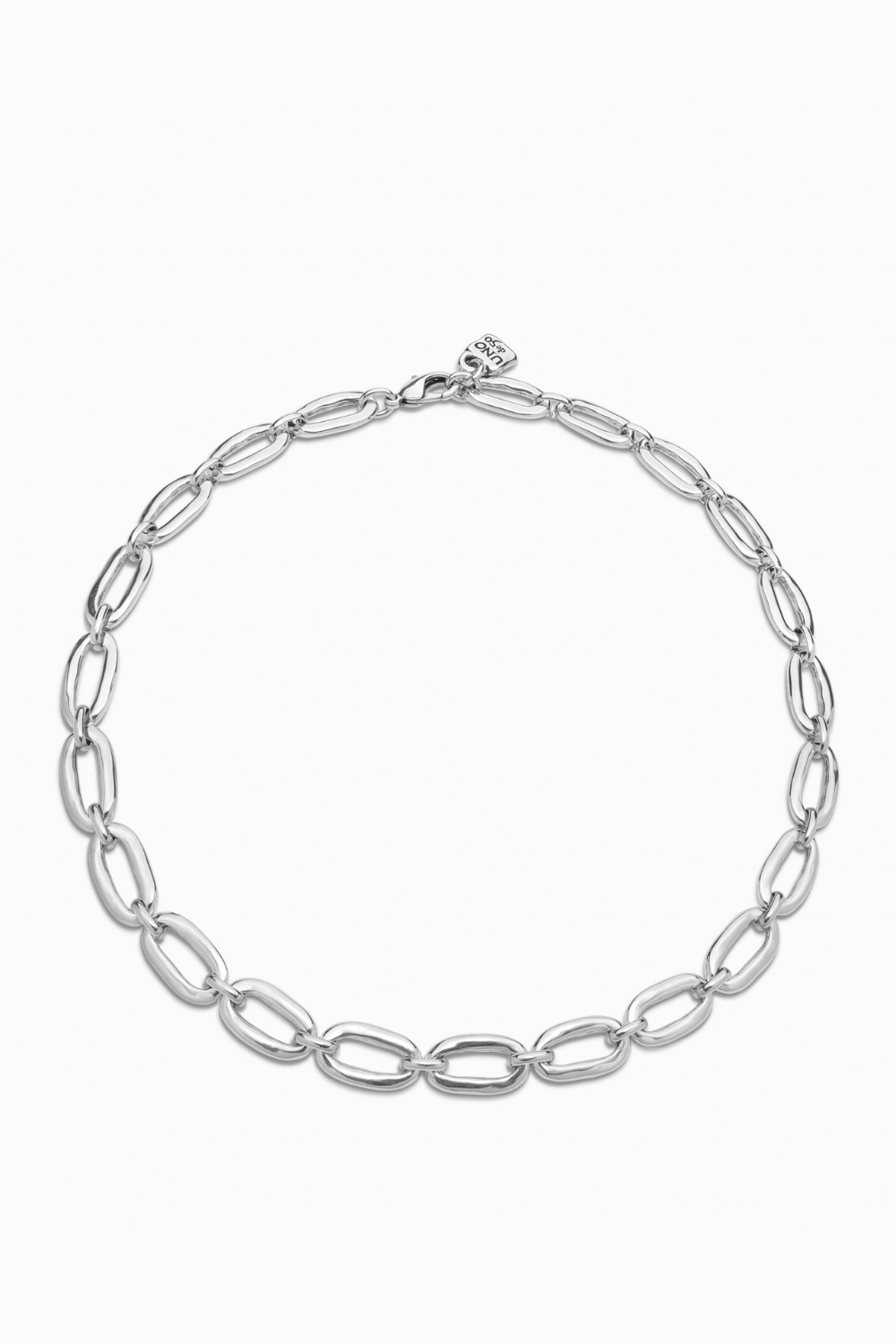 UNOde50 Necklace Sterling silver-plated links necklace