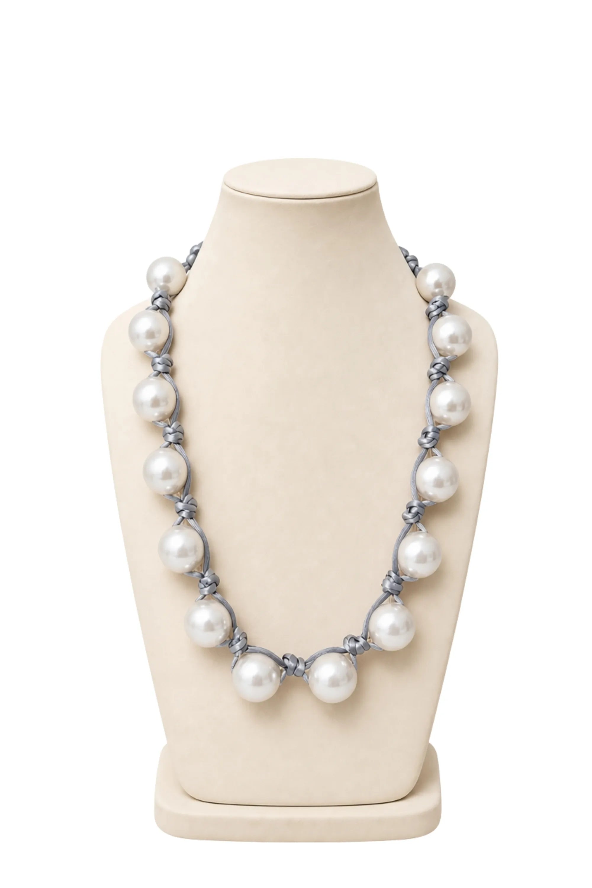 eBoutike Necklace Pearl Cord Necklace