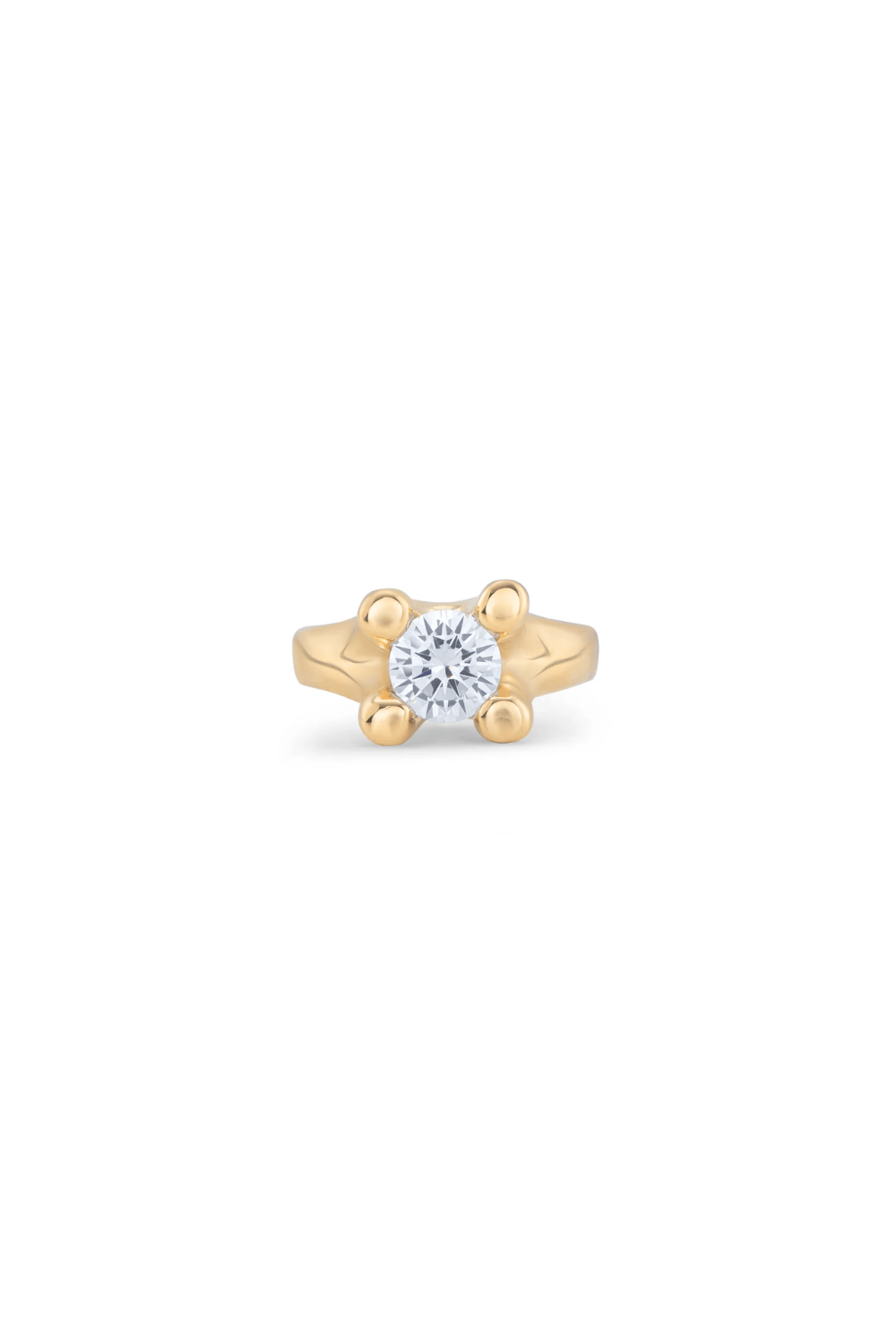 UNOde50 Ring Ring with white cubic zirconia