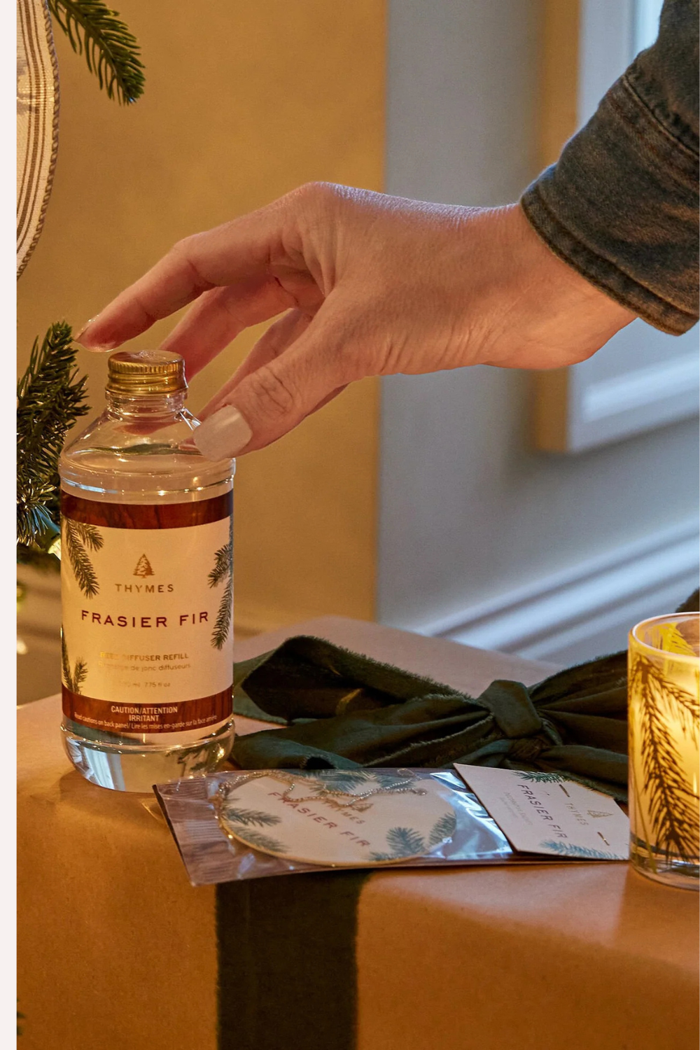 Thymes Fragance Frasier Fir Reed Diffuser Oil Refill