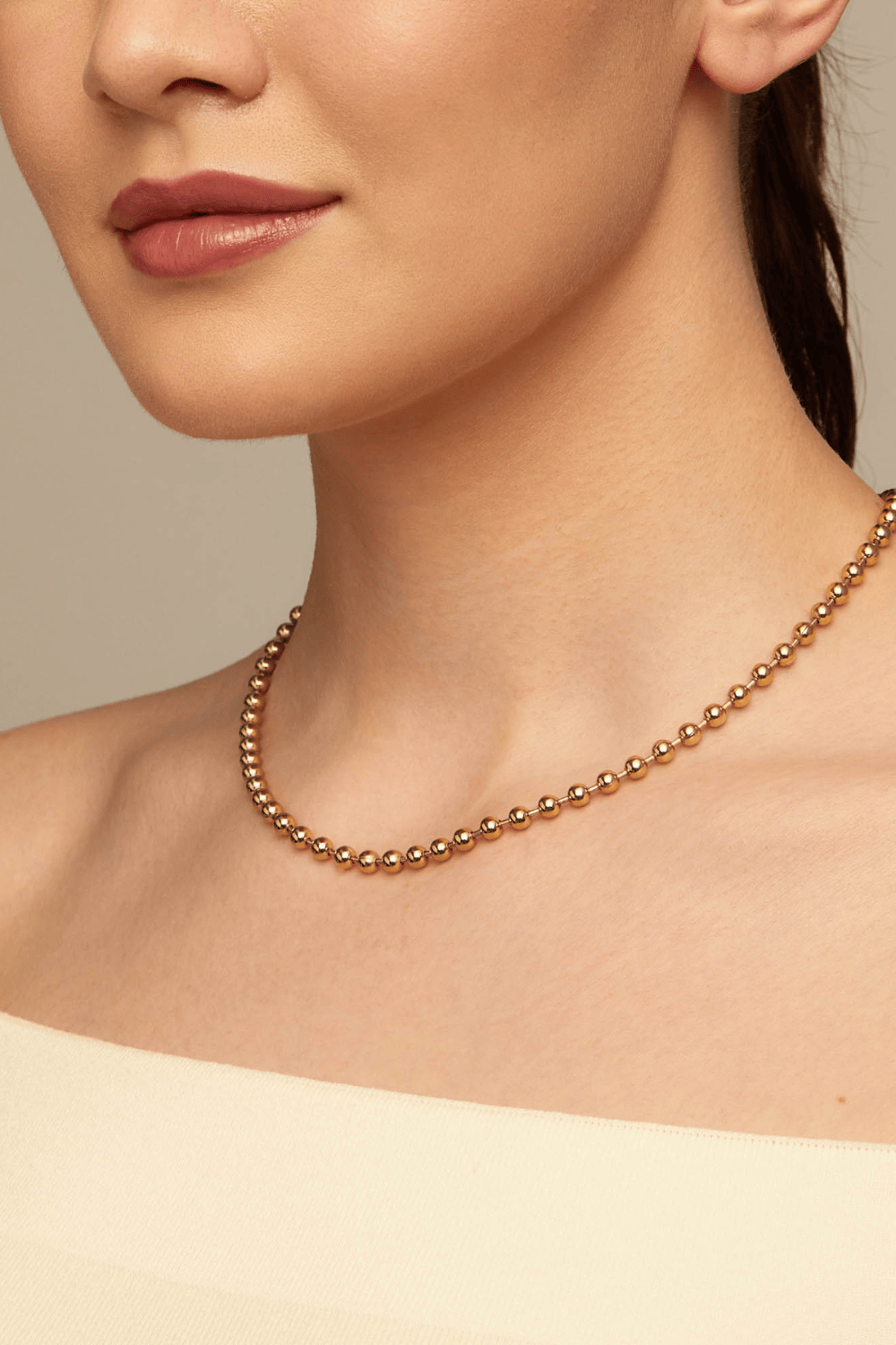 UNOde50 Necklace Beaded chain necklace