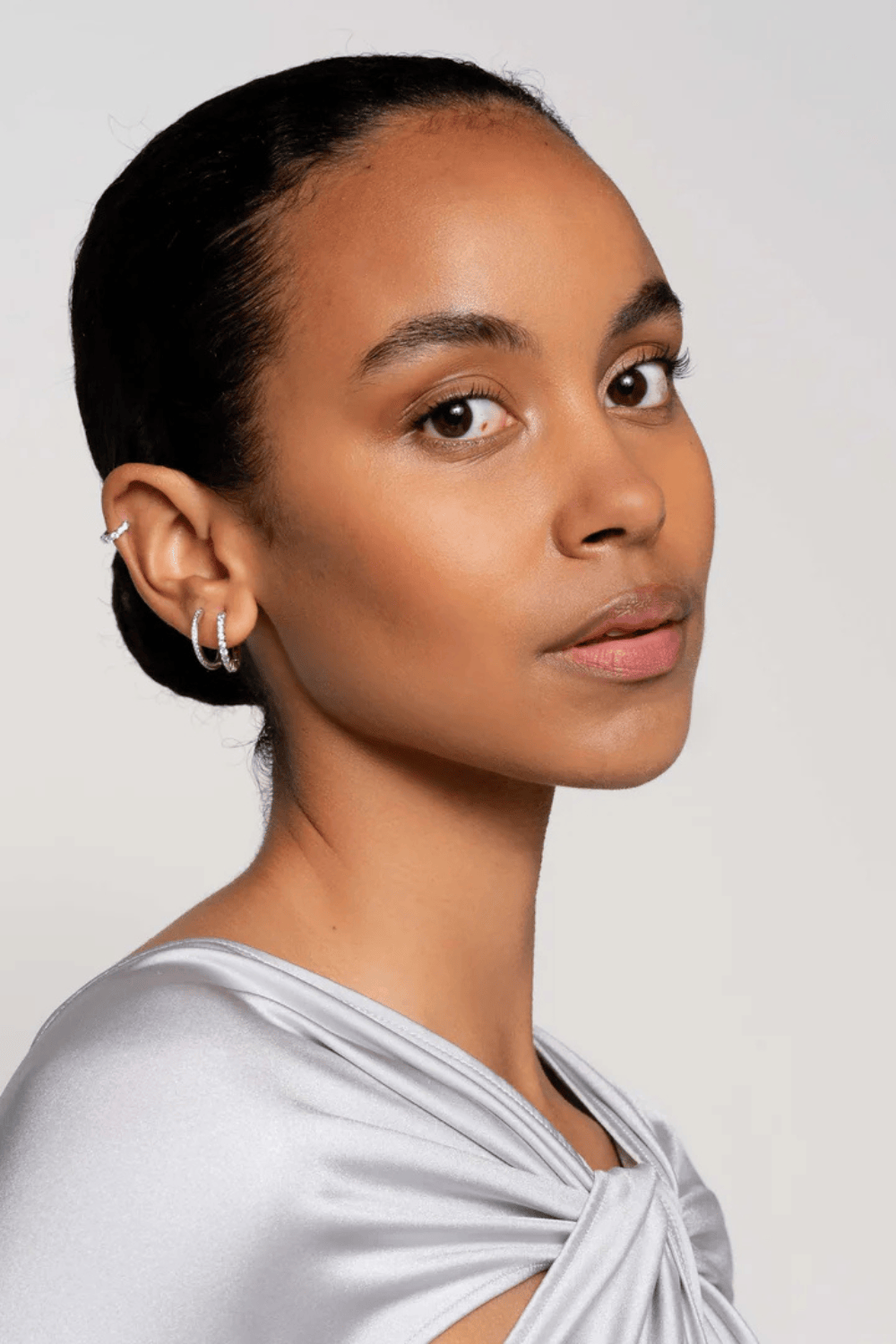 Ti Sento Earring 7959ZI Medium Hoops