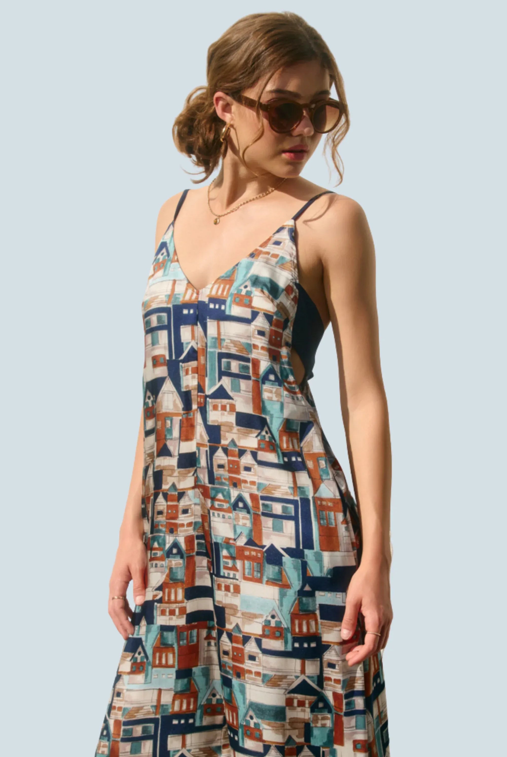 éBoutiké Jumpsuit Tie Back Detail Jumpsuit