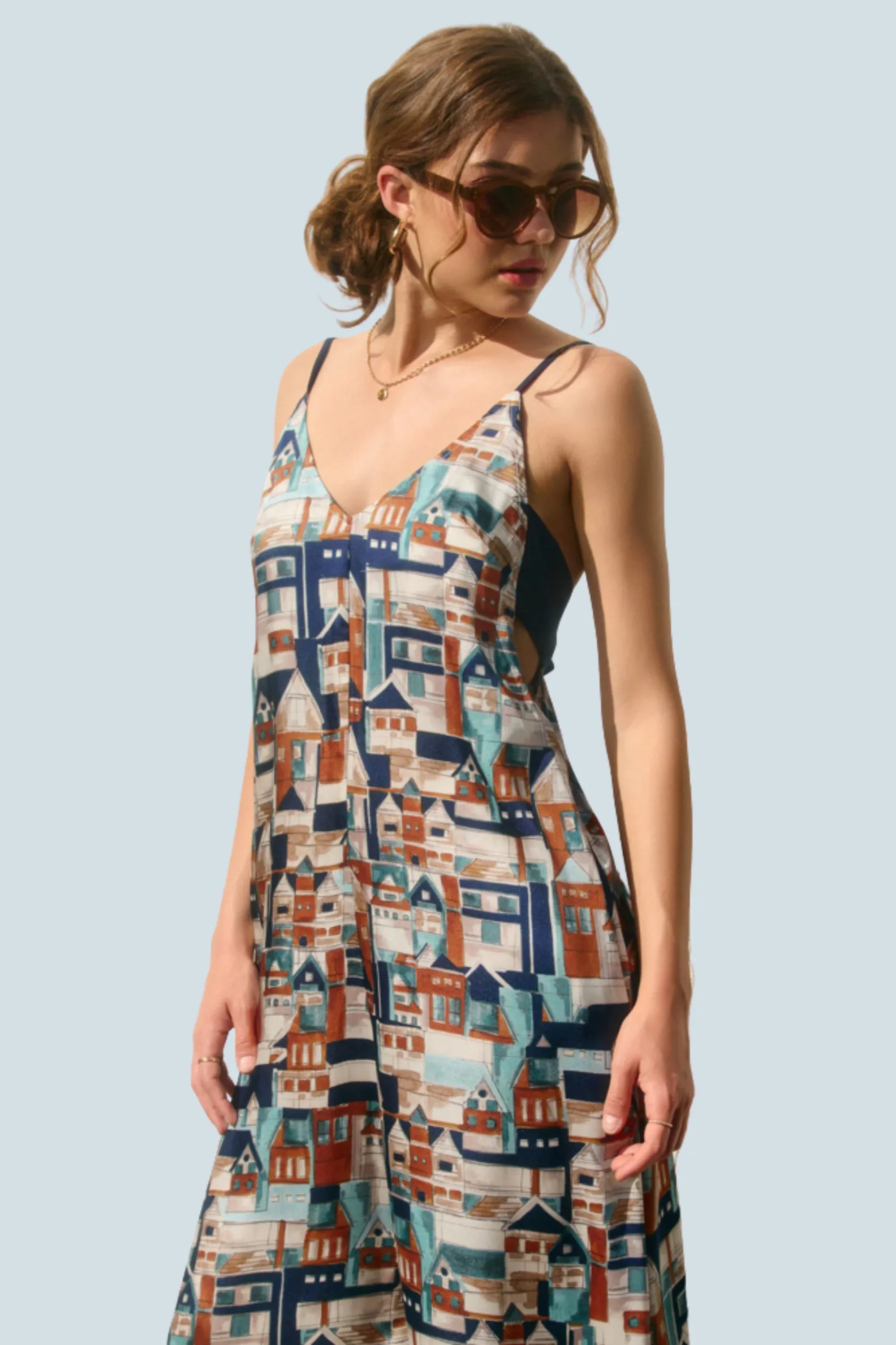 éBoutiké Jumpsuit Tie Back Detail Jumpsuit