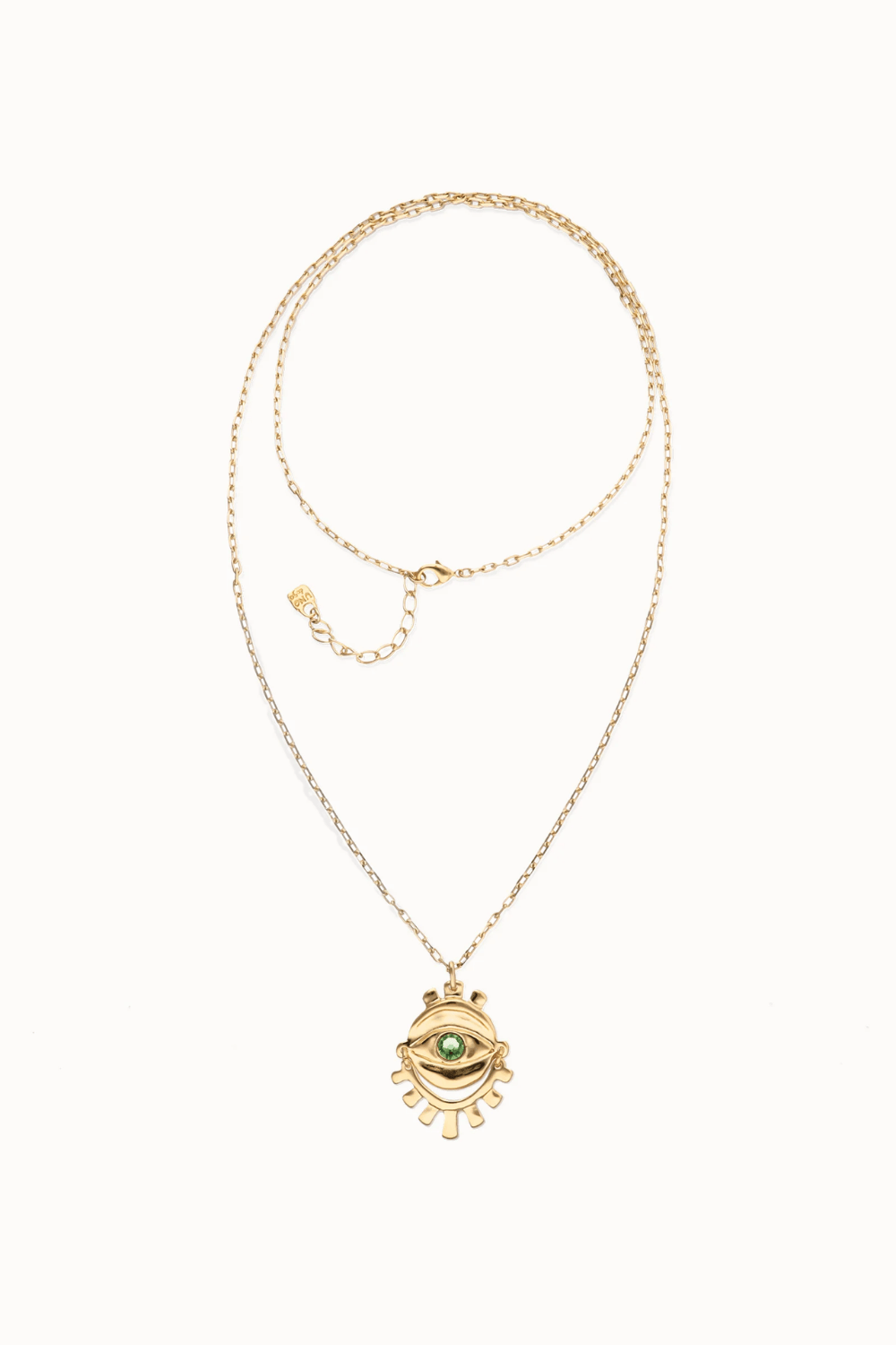 UNOde50 Necklace Multi strand chain necklace with an eye
