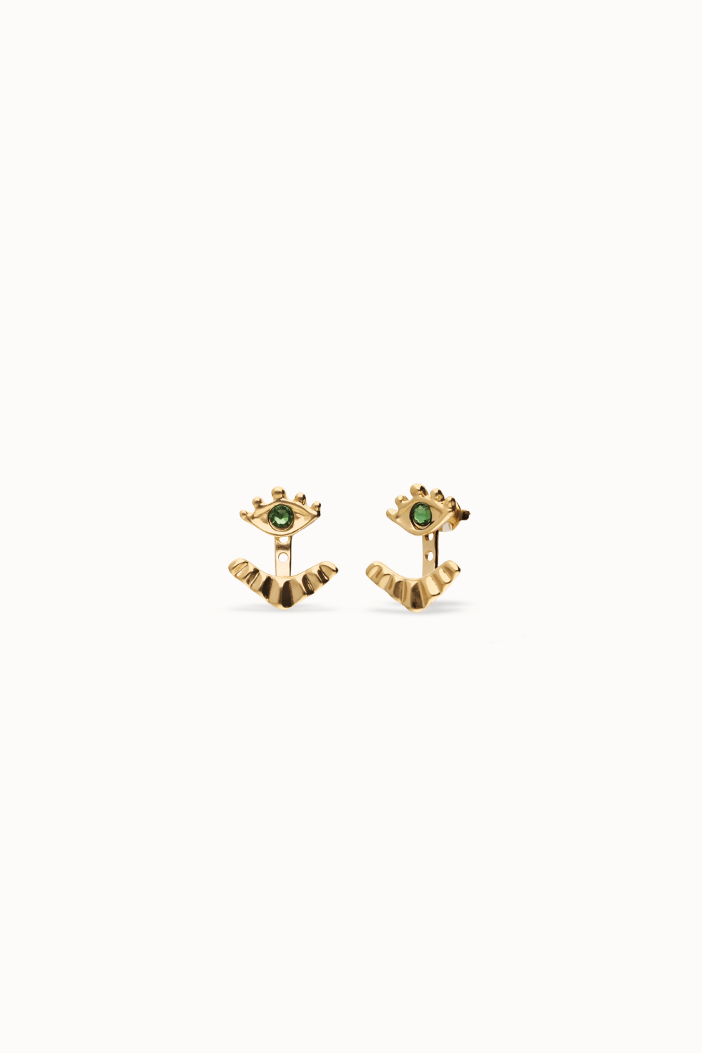 UNOde50 Earring Eye-shaped stud earrings with crystal