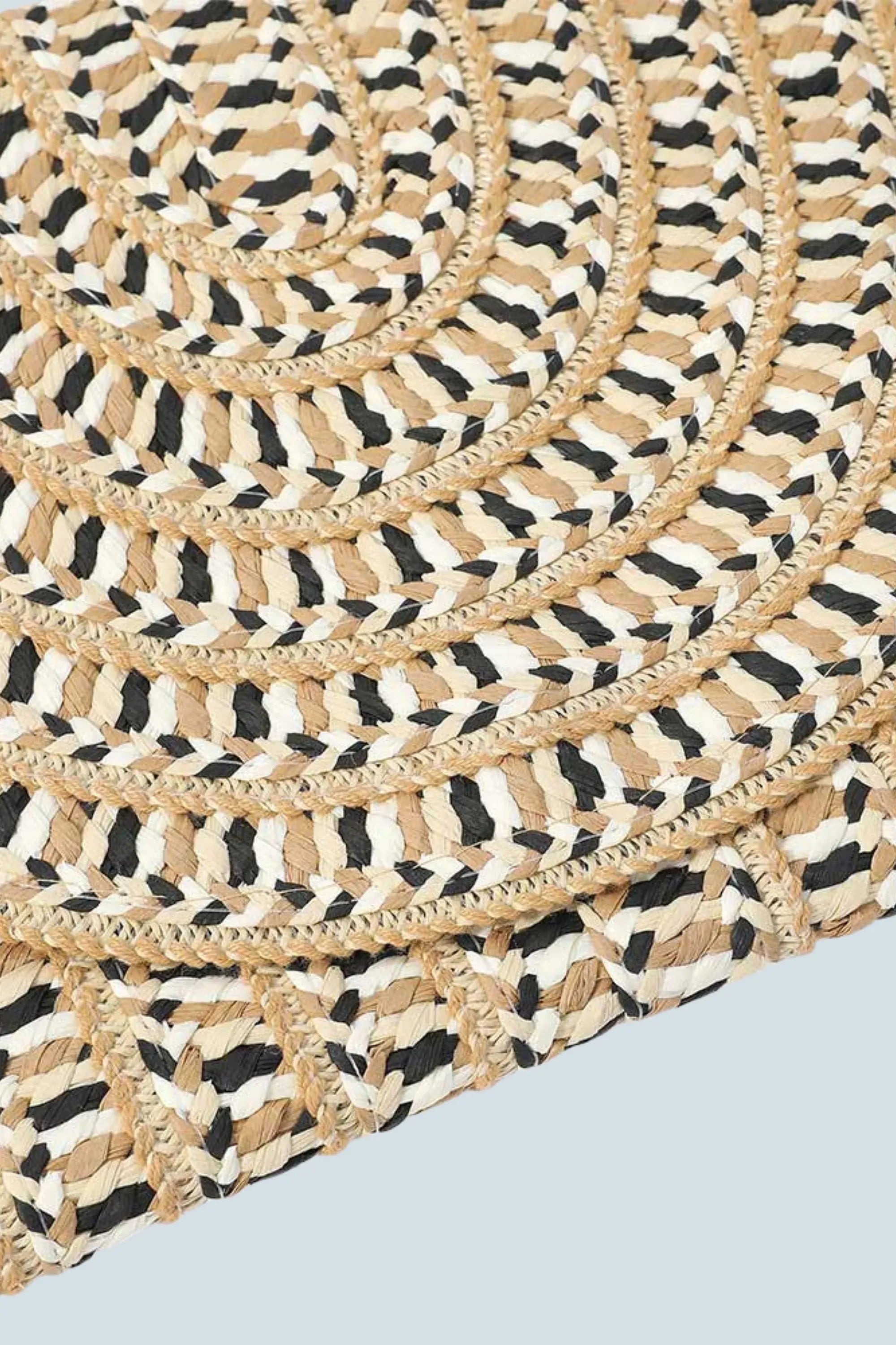 eBoutike Handbag Multi Color Straw Clutch Bag / Crossbody Bag