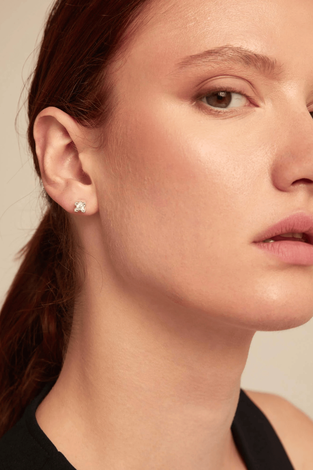 UNOde50 Earring Stud earrings with white cubic zirconia