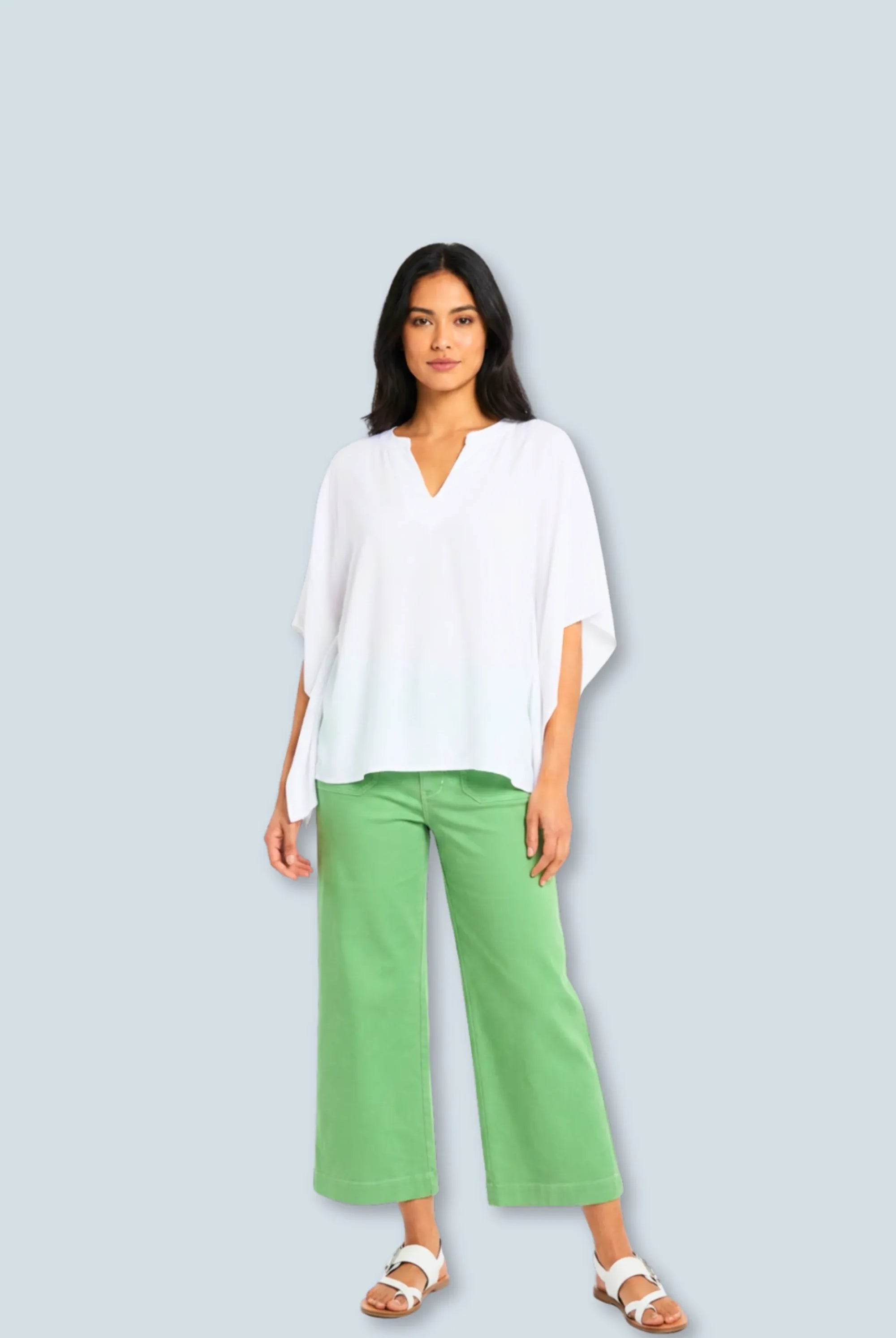 eBoutike Bottom Cropped Wide Leg Pants