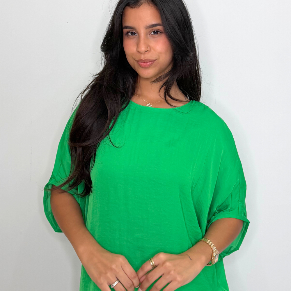 Dolman Short Sleeve Blouse
