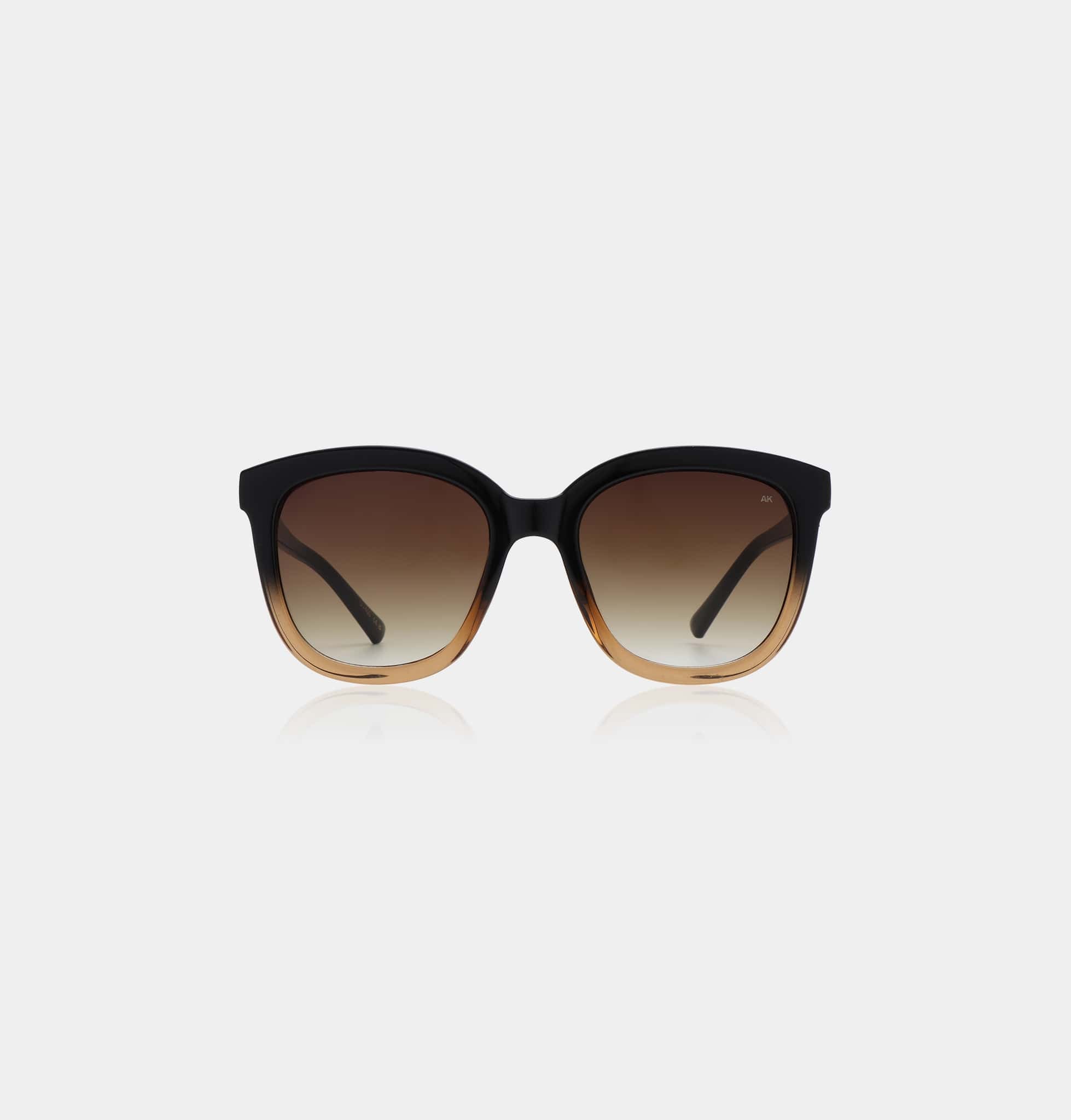 eBoutike Sunglasses BILLY - Black/Brown Transparent