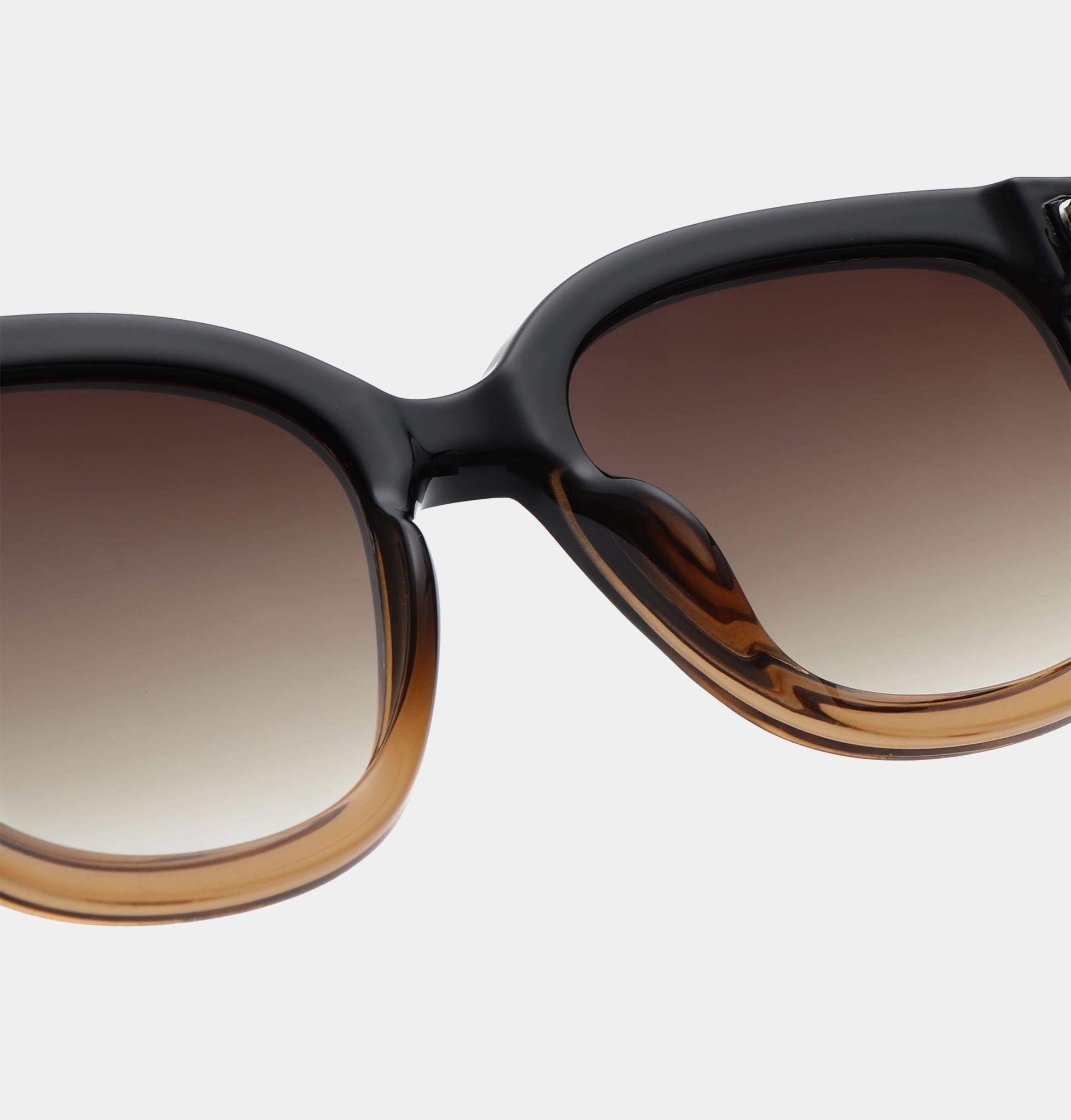 eBoutike Sunglasses BILLY - Black/Brown Transparent