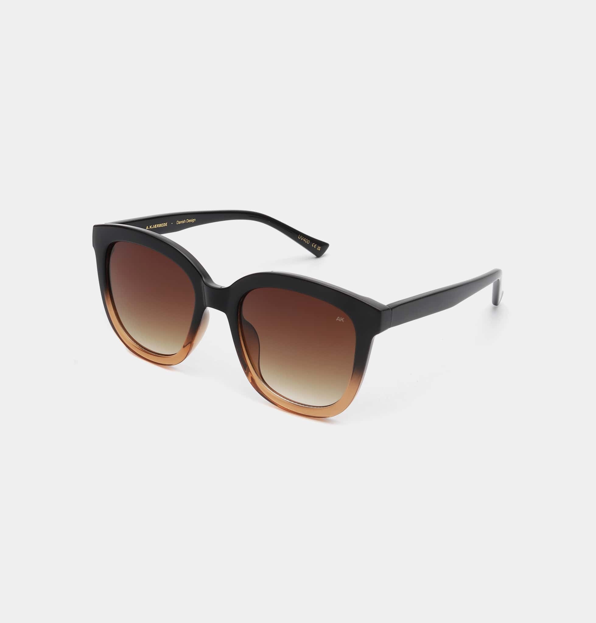 eBoutike Sunglasses BILLY - Black/Brown Transparent
