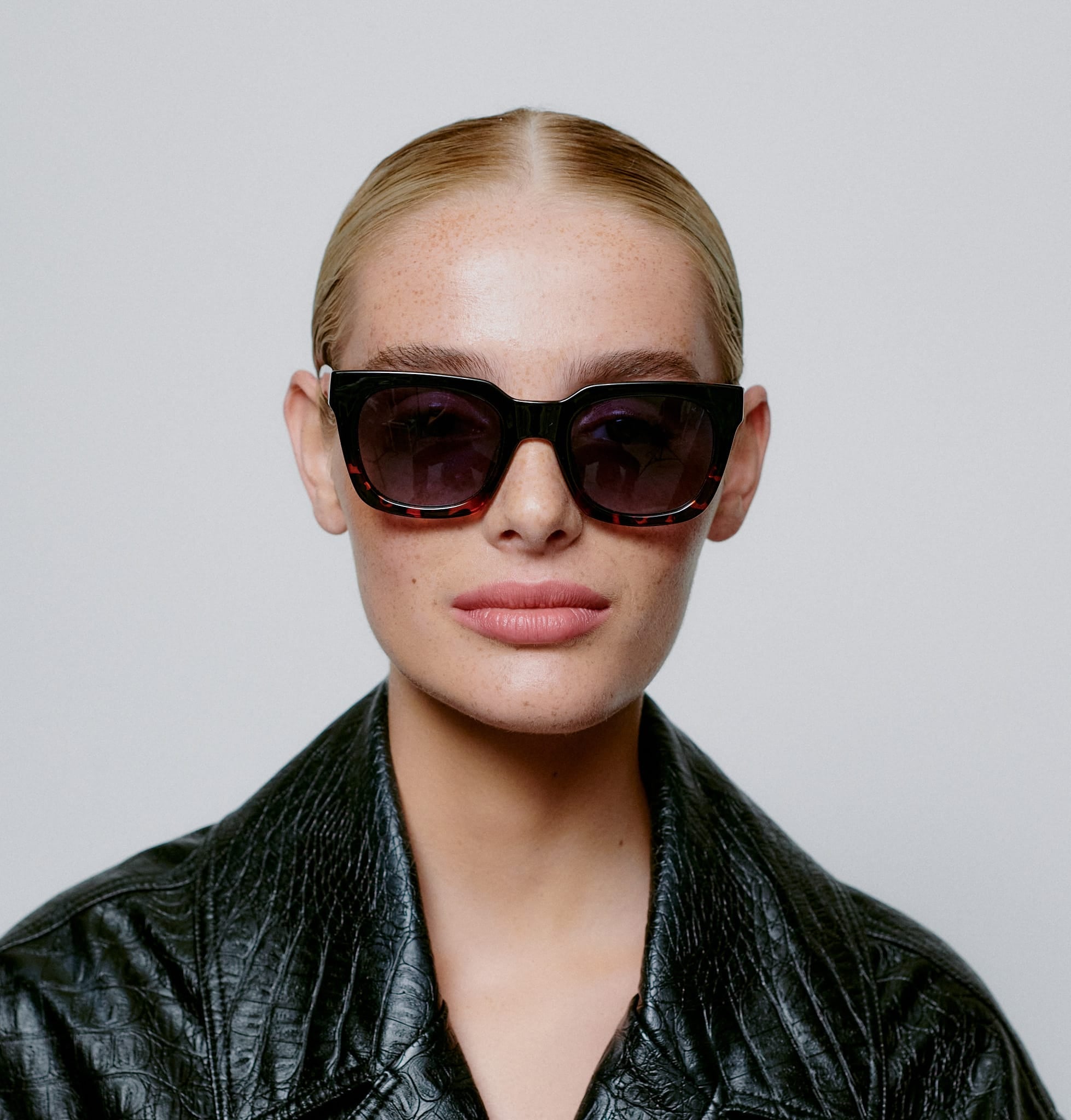 eBoutike Sunglasses NANCY - Black Demi Tortoise