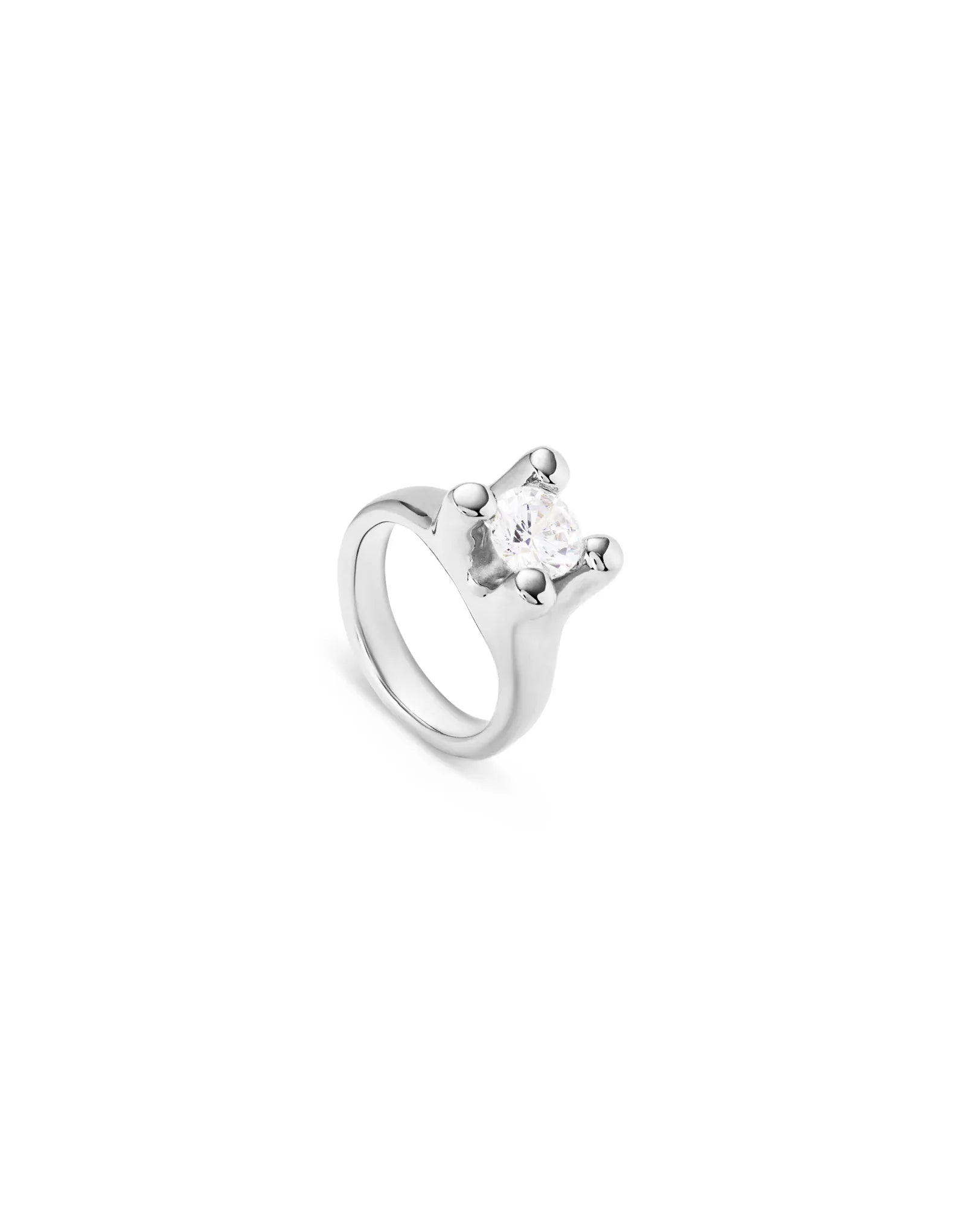UNOde50 Ring Ring with white cubic zirconia