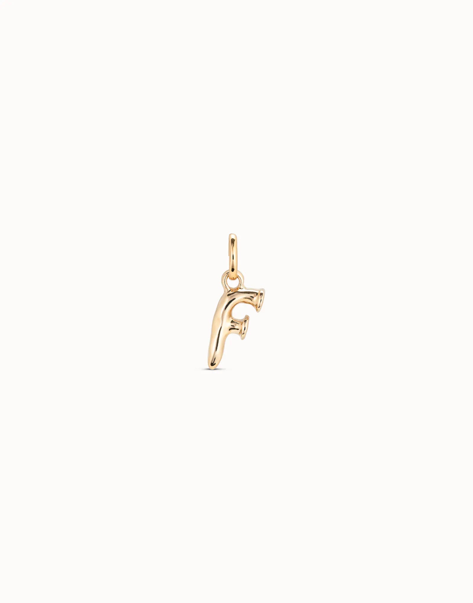 UNOde50 Charms & Pendants Medium F initial charm