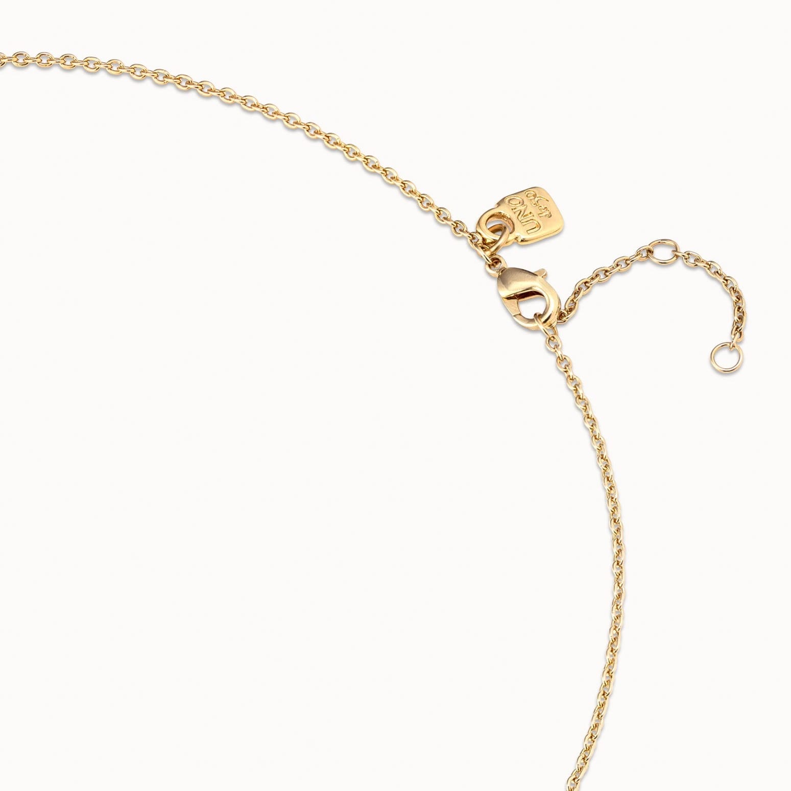 UNOde50 Necklace 18K gold-plated short necklace