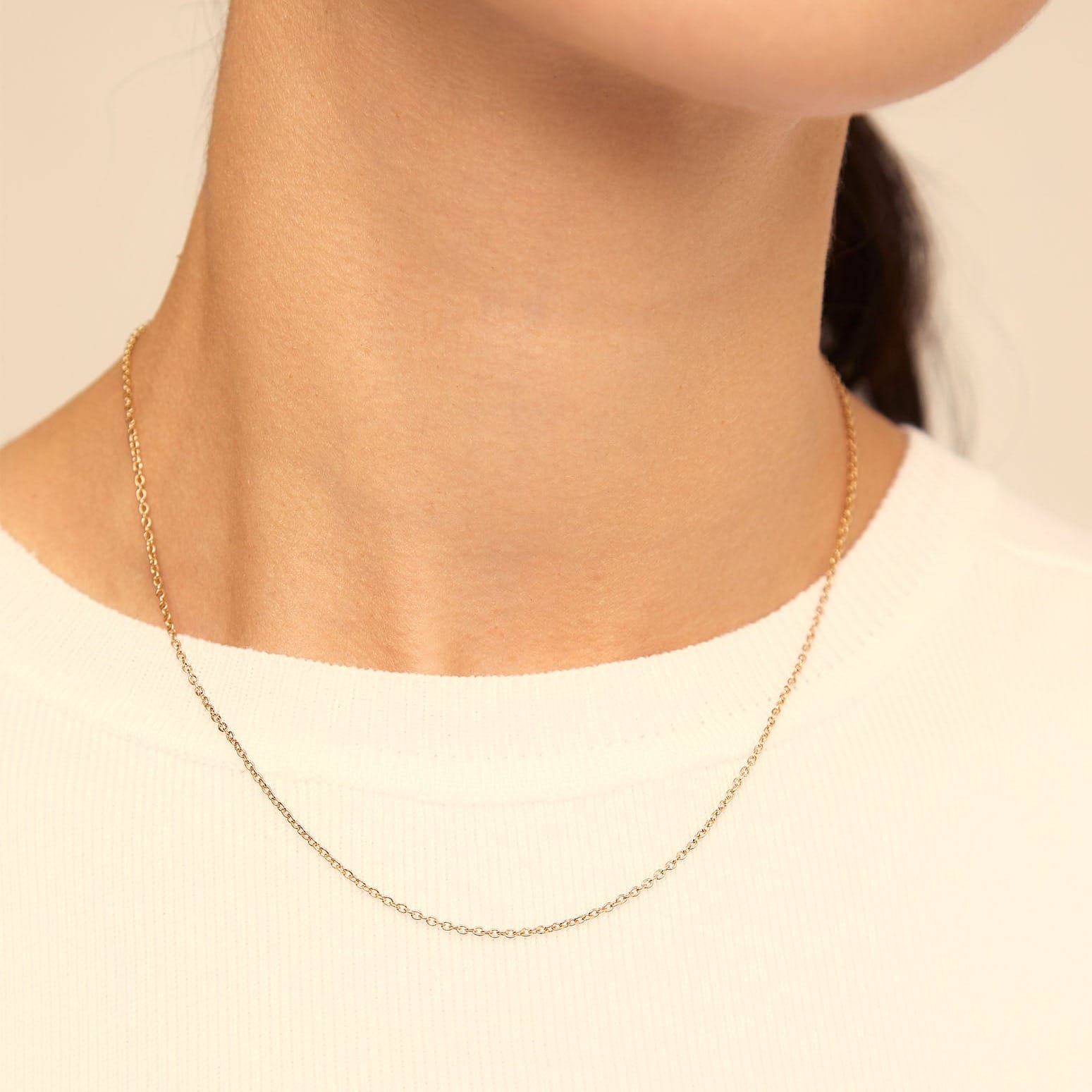 UNOde50 Necklace 18K gold-plated short necklace