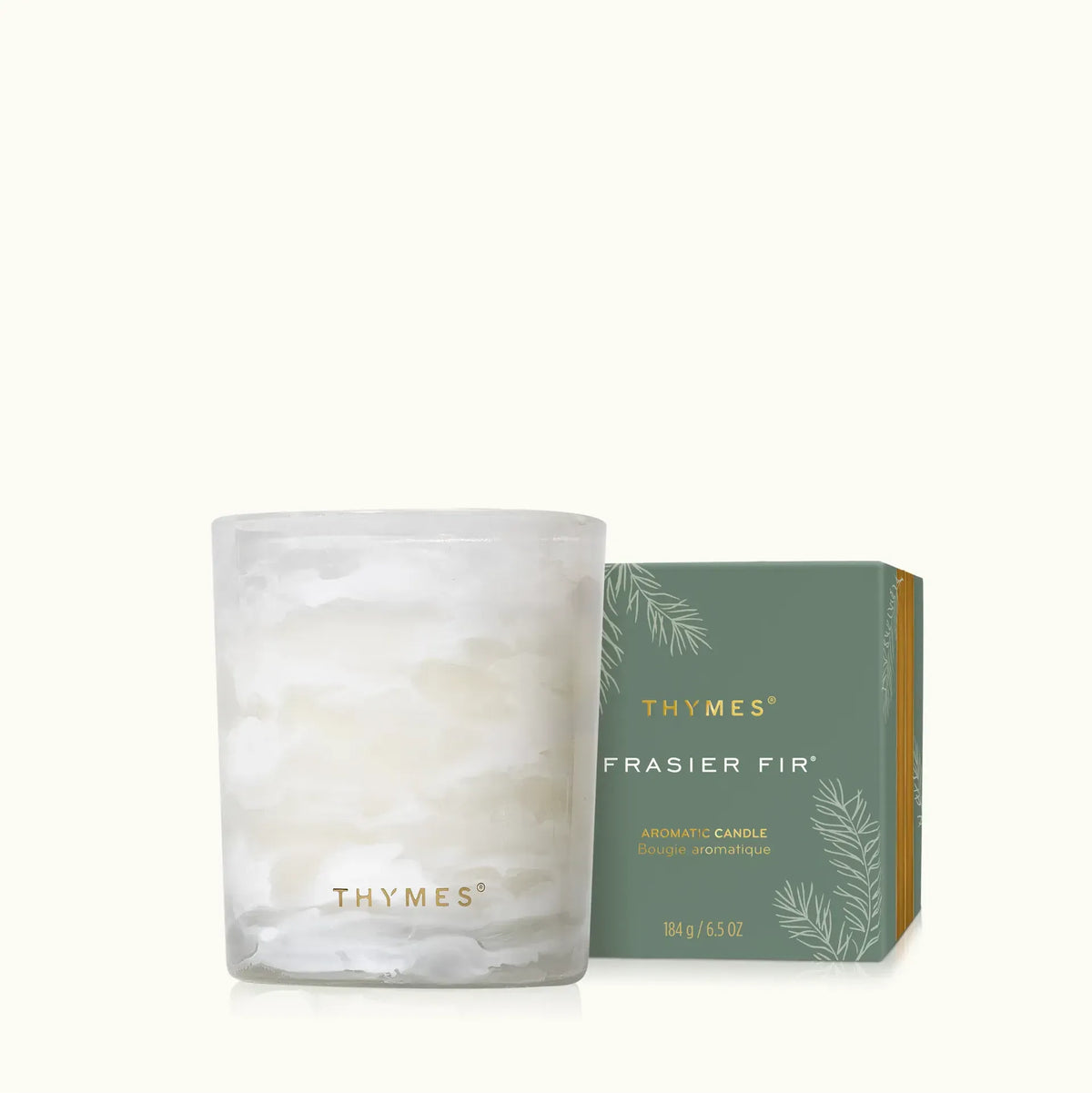 Thymes Fragance Frasier Fir® Tidings 6.5 oz Poured Candle