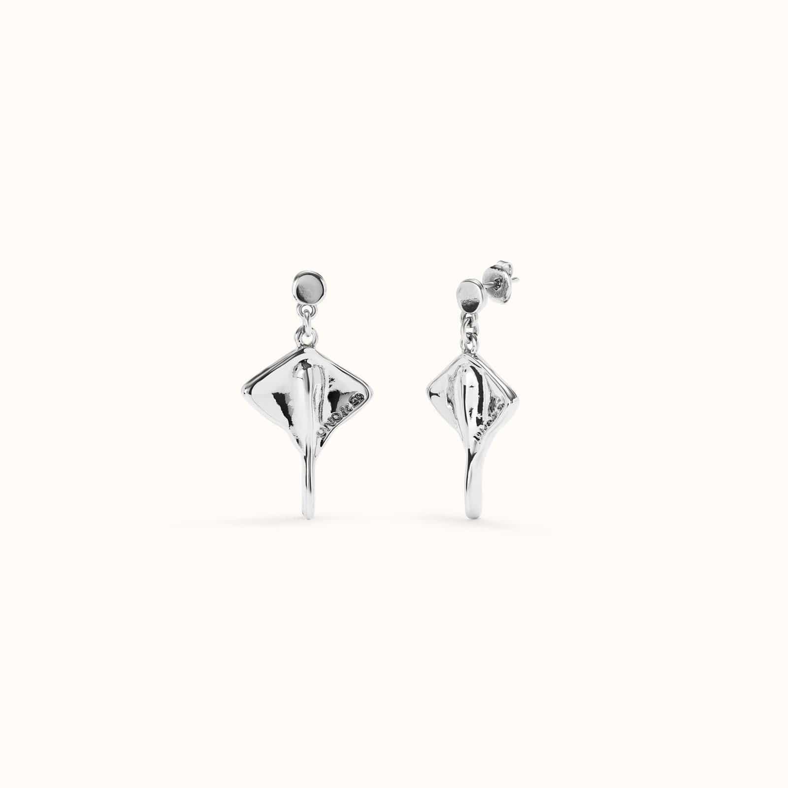 UNOde50 Necklace Manta ray-shaped drop earrings