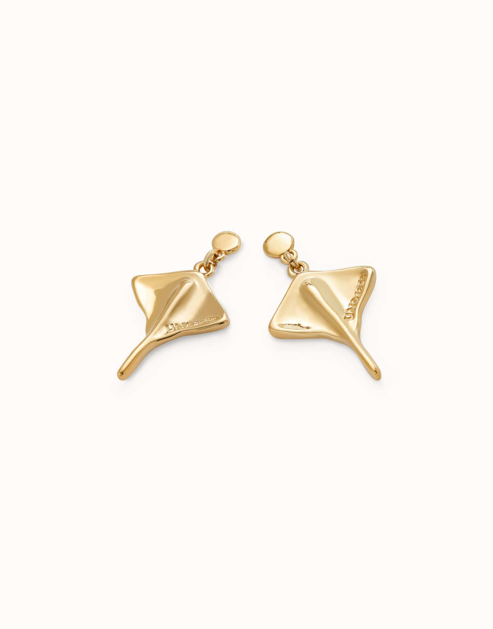 UNOde50 Earring Manta ray-shaped drop earrings