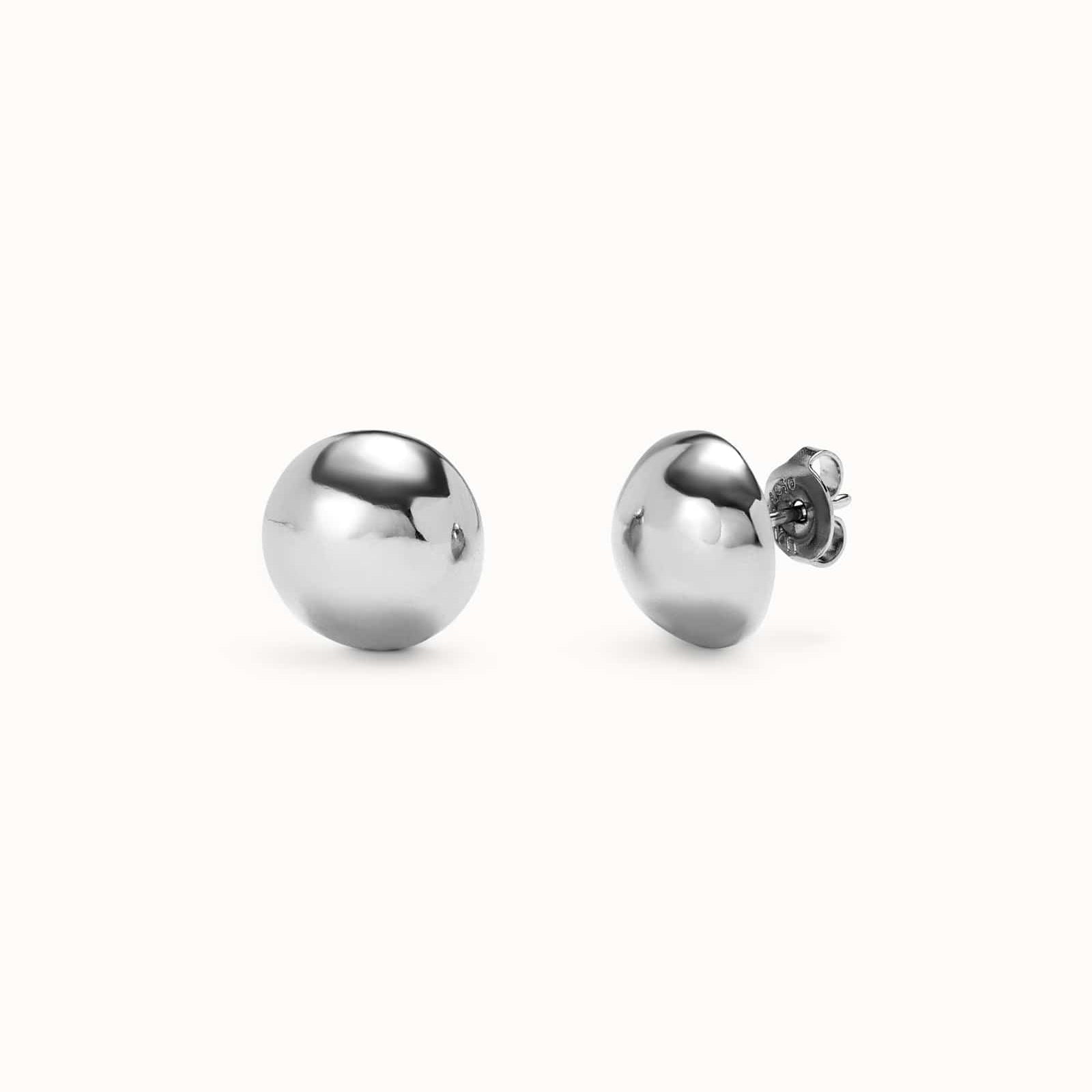 UNOde50 Earring Sterling silver-plated bead shaped earrings
