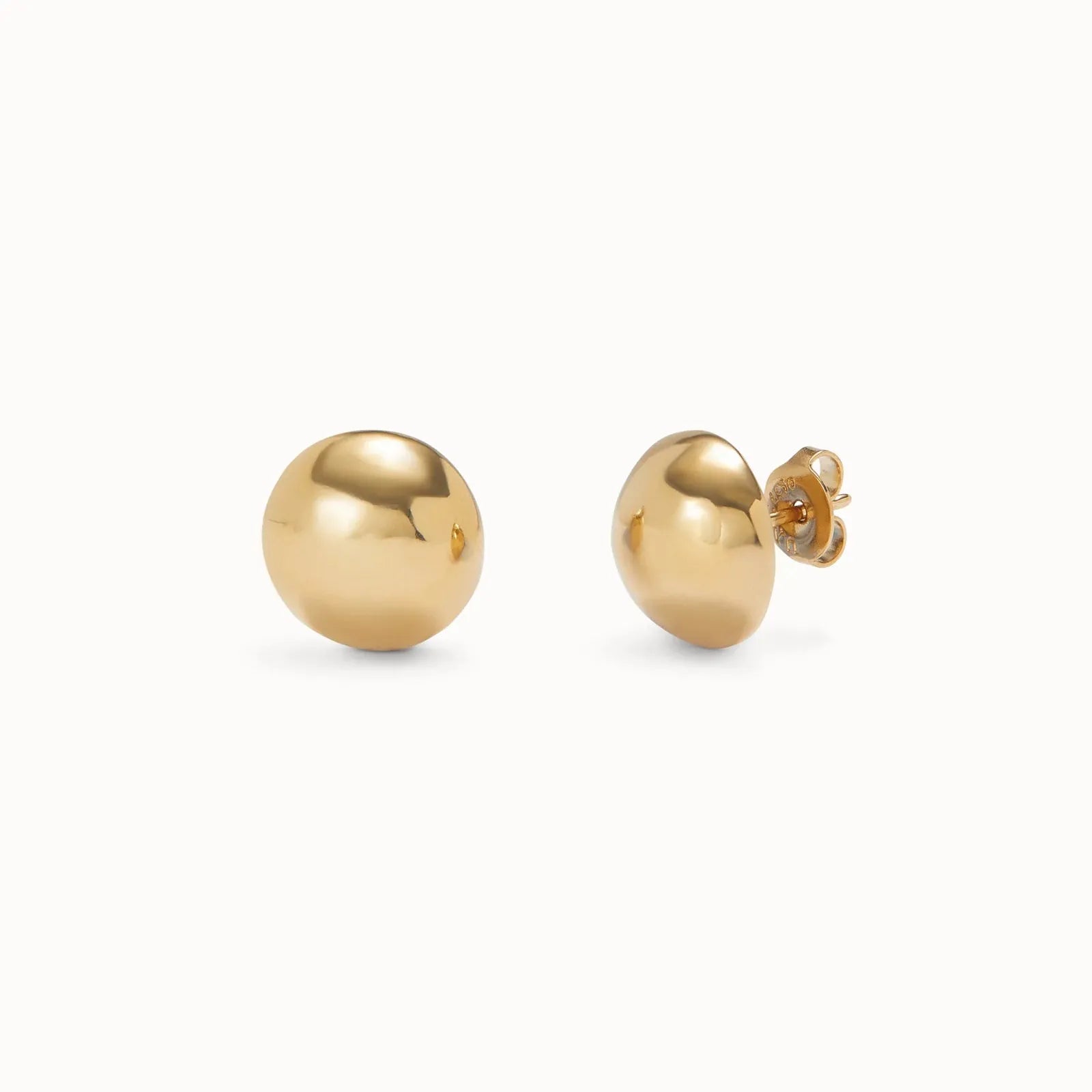 UNOde50 Earring Sterling silver-plated bead shaped earrings