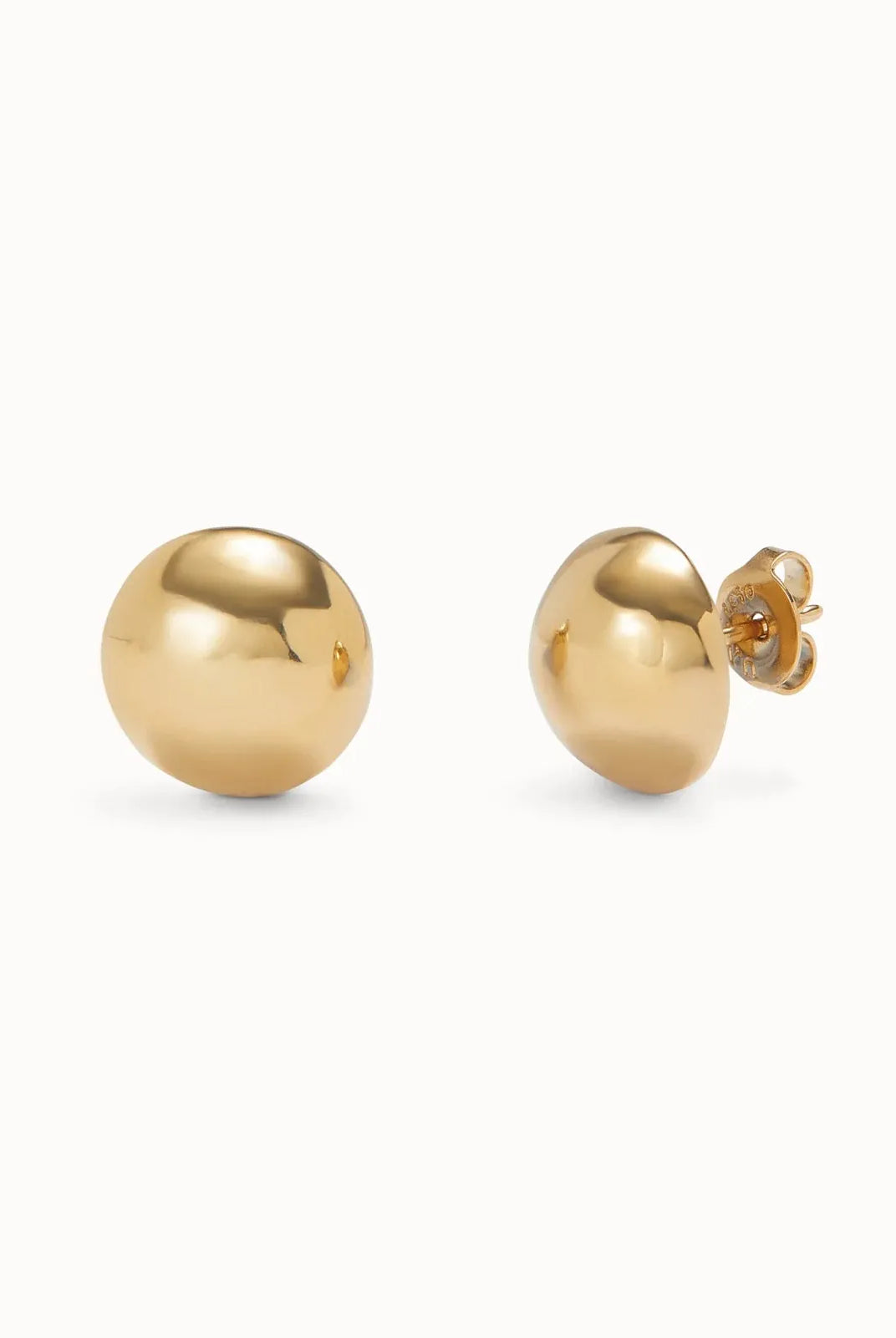 UNOde50 Earring Sterling silver-plated bead shaped earrings
