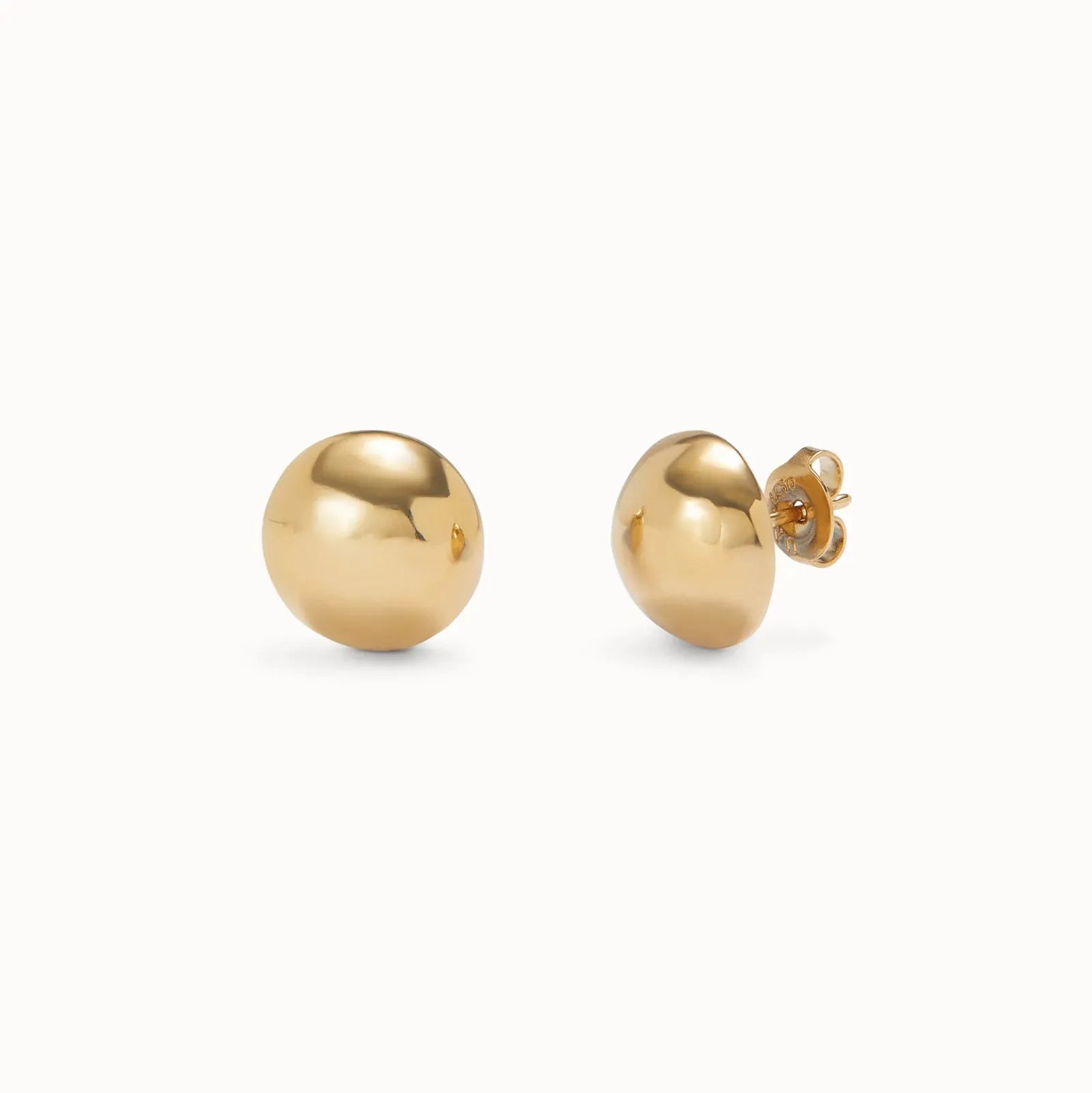 UNOde50 Earring Sterling silver-plated bead shaped earrings