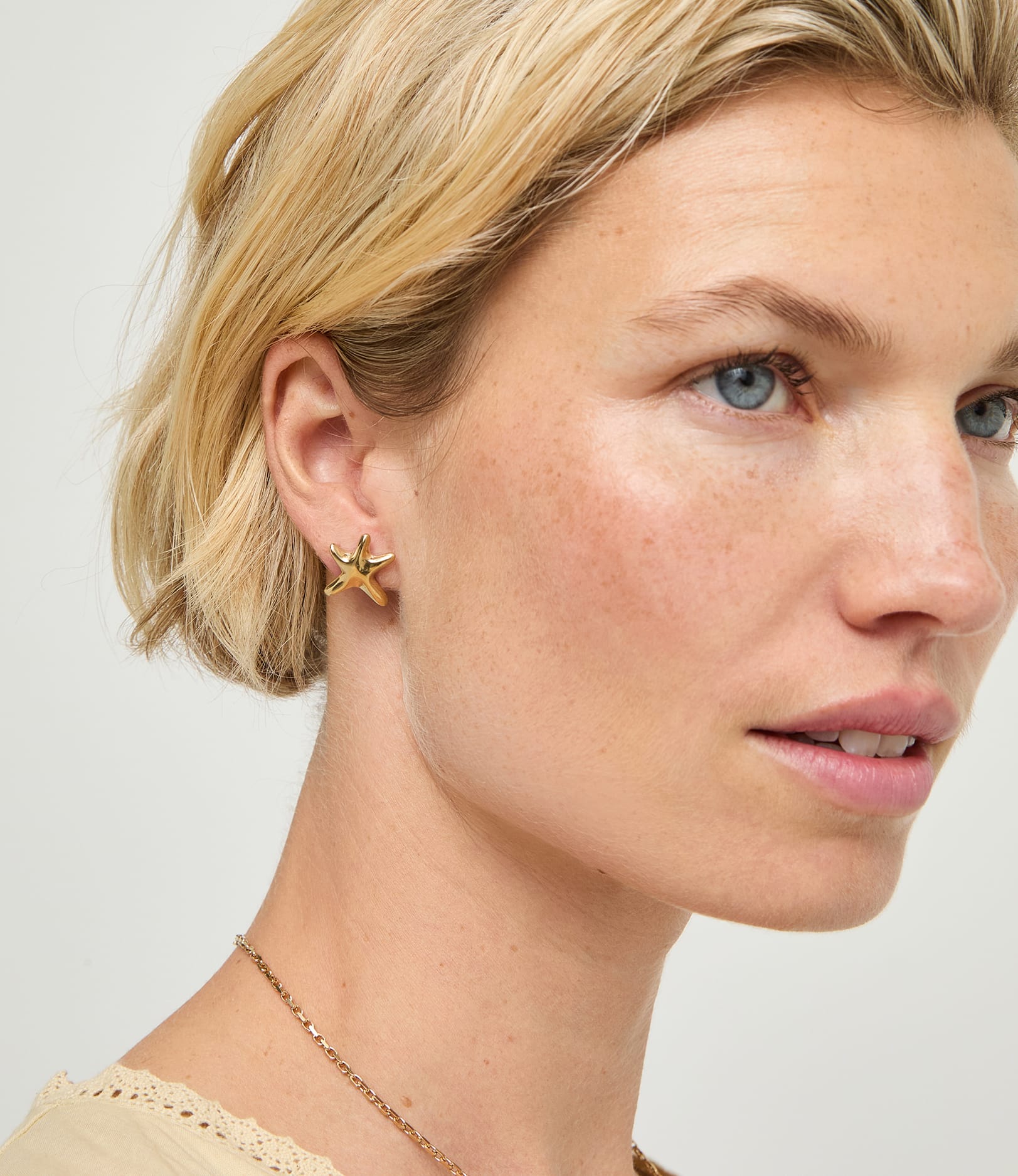 UNOde50 Earring Star Small starfish earring