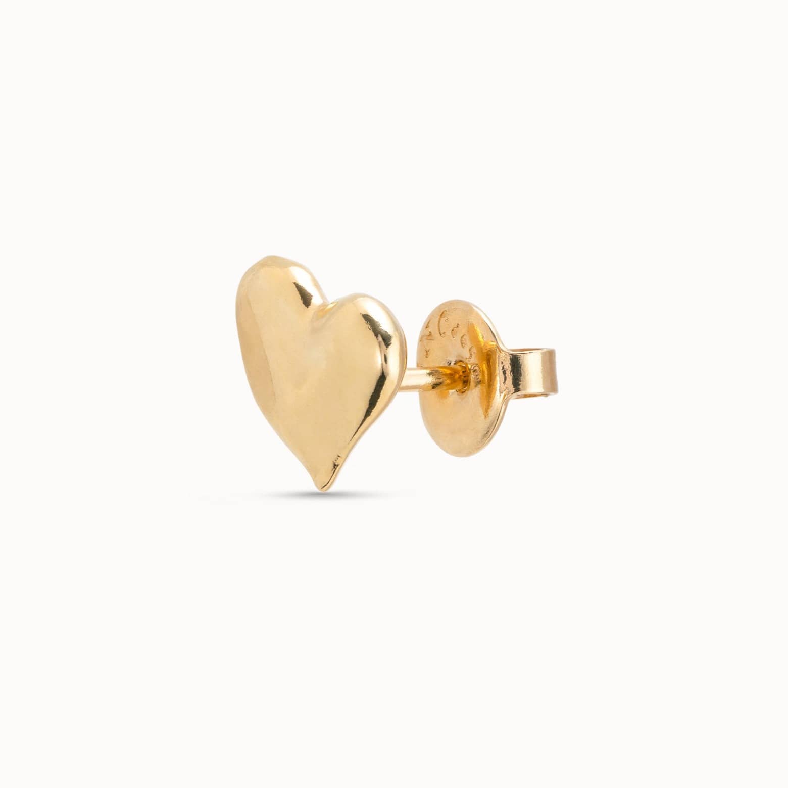 UNOde50 Earring FULL H'ART Stud Gold