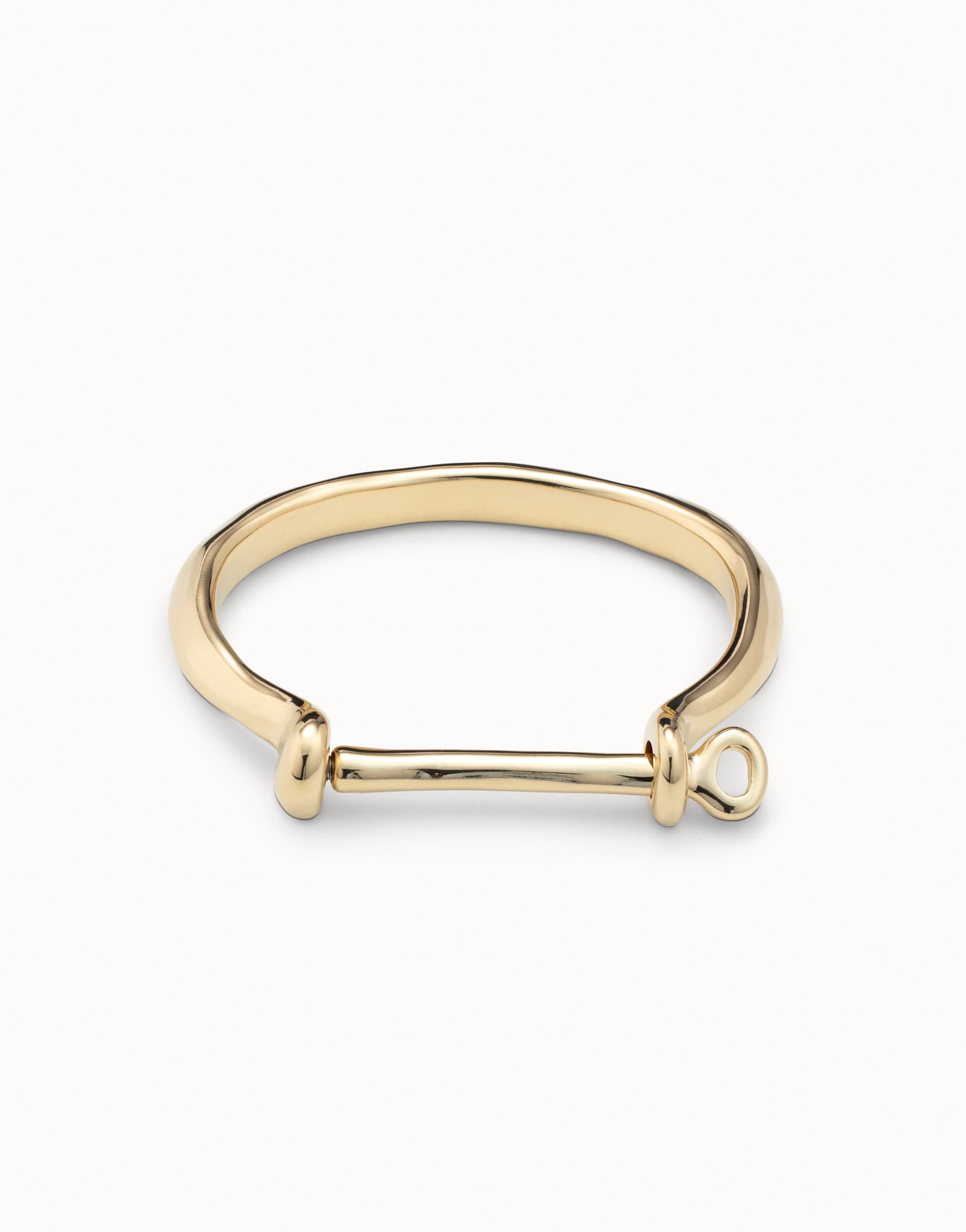 UNOde50 Bracelet 18K gold-plated rigid bracelet