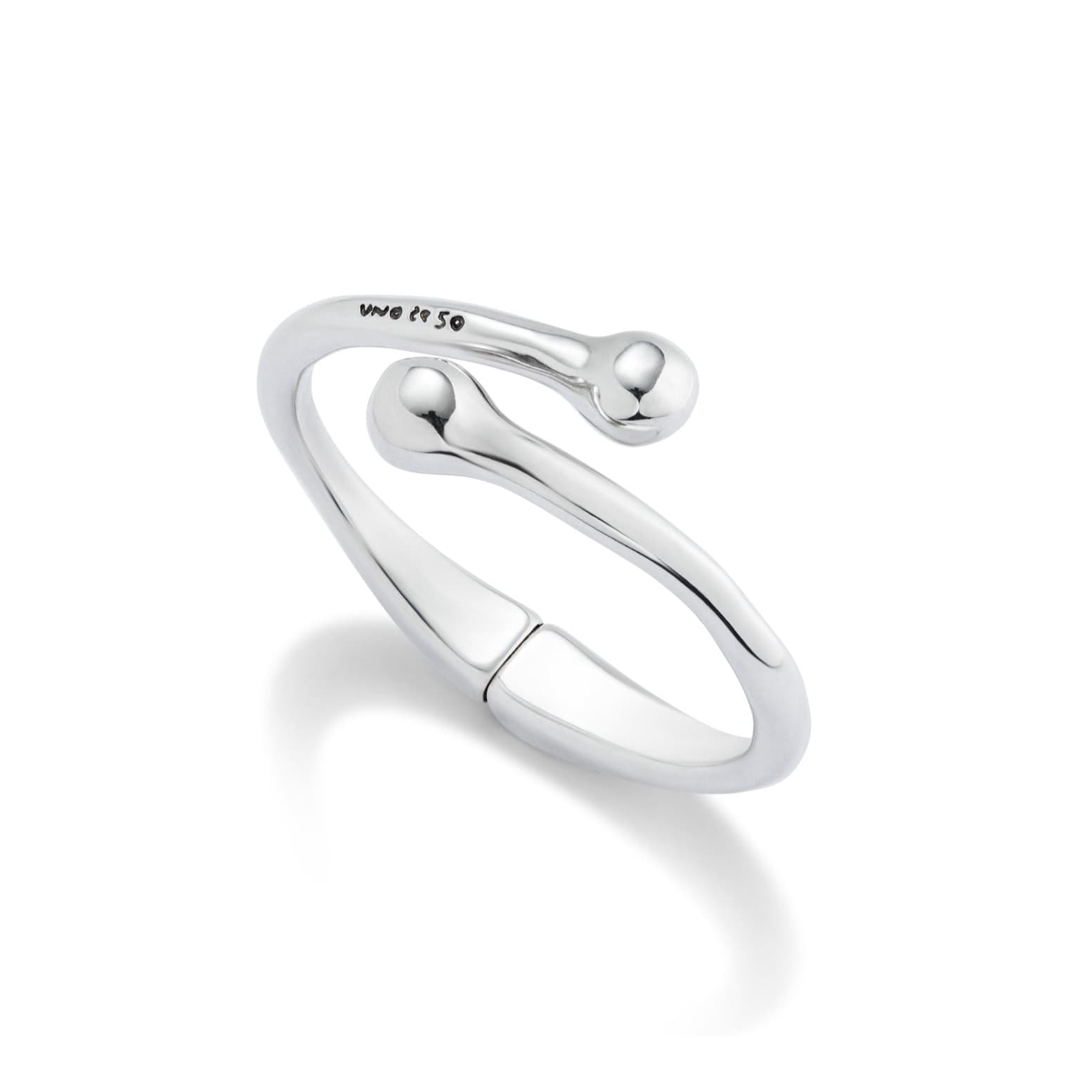 UNOde50 Bracelet 18K gold-plated bracelet with inner spring
