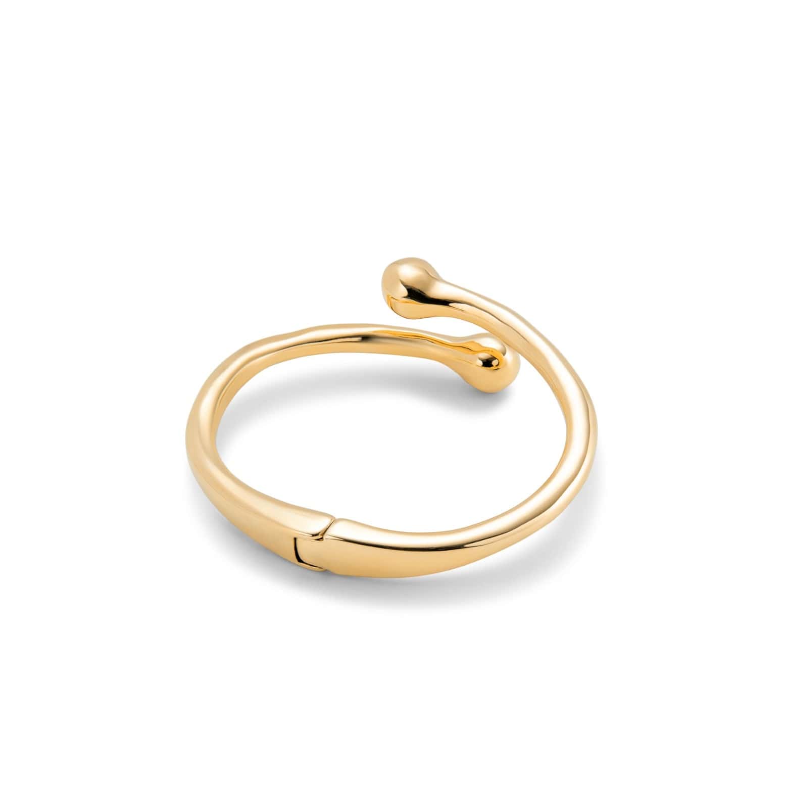 UNOde50 Bracelet 18K gold-plated bracelet with inner spring